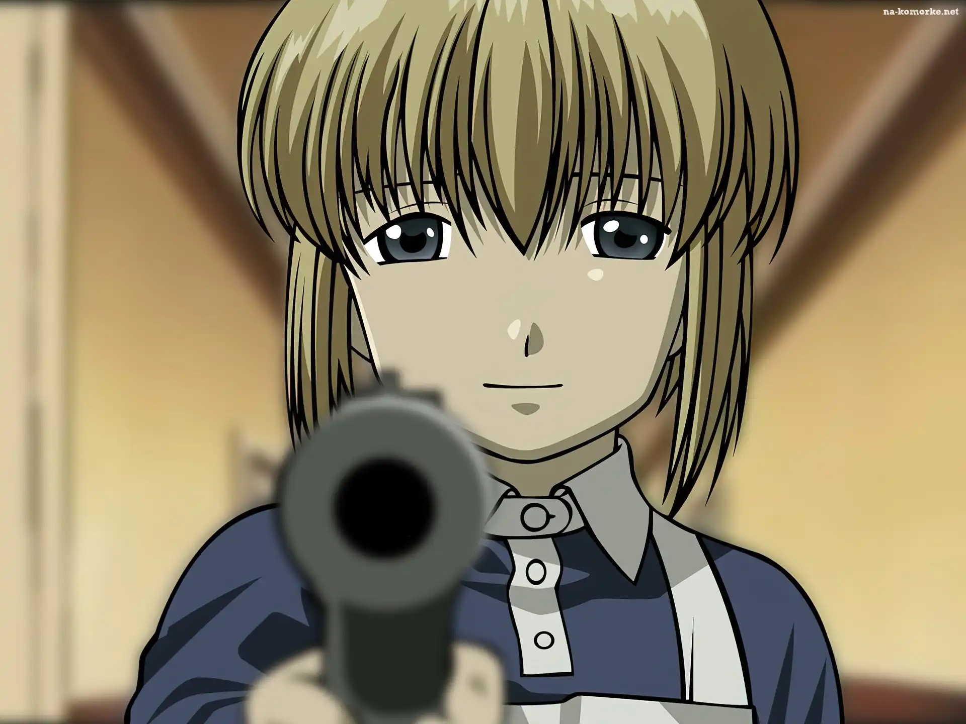 osoba, Gunslinger Girl, pistolet, pistolet, lufa, cel