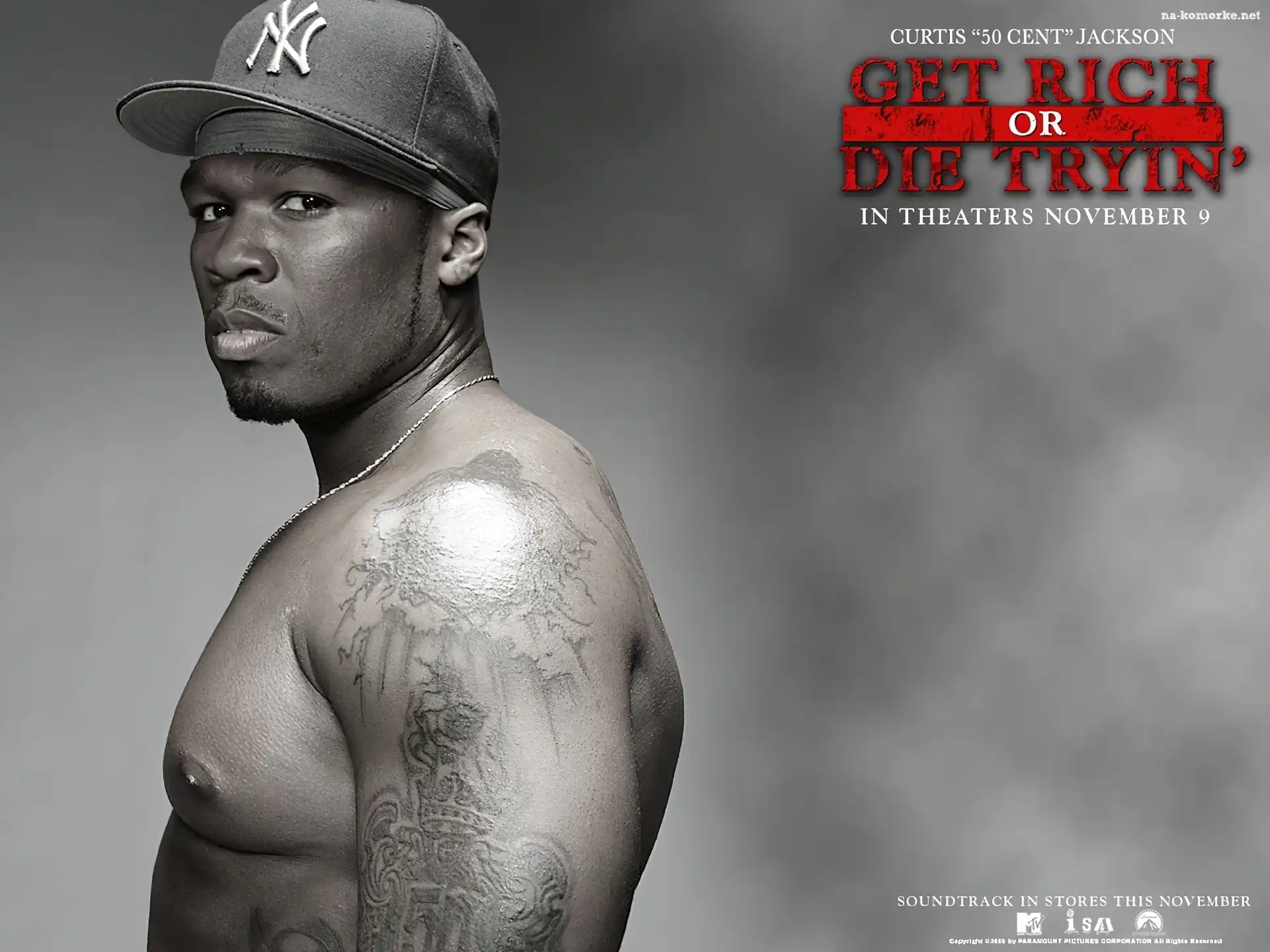 50 Cent, Twarz