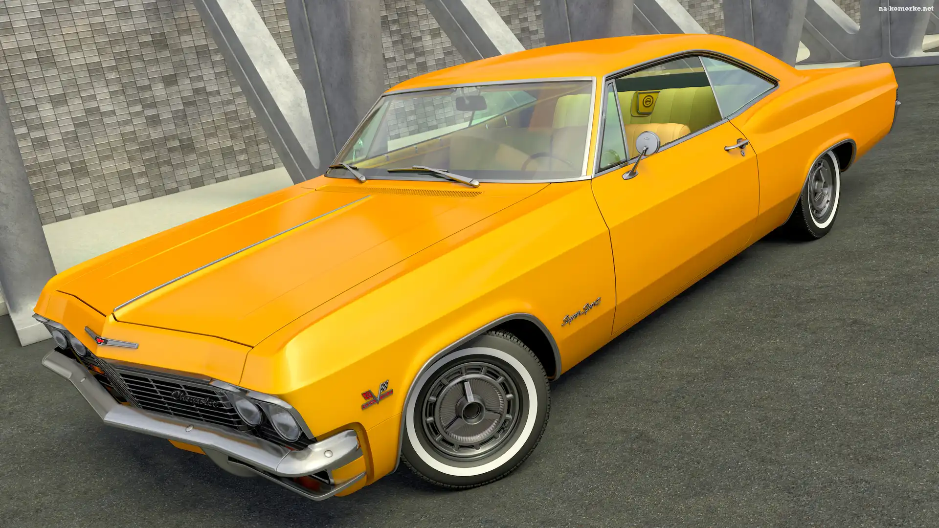 Chevrolet Impala, Zabytkowy, 1965, Żółty