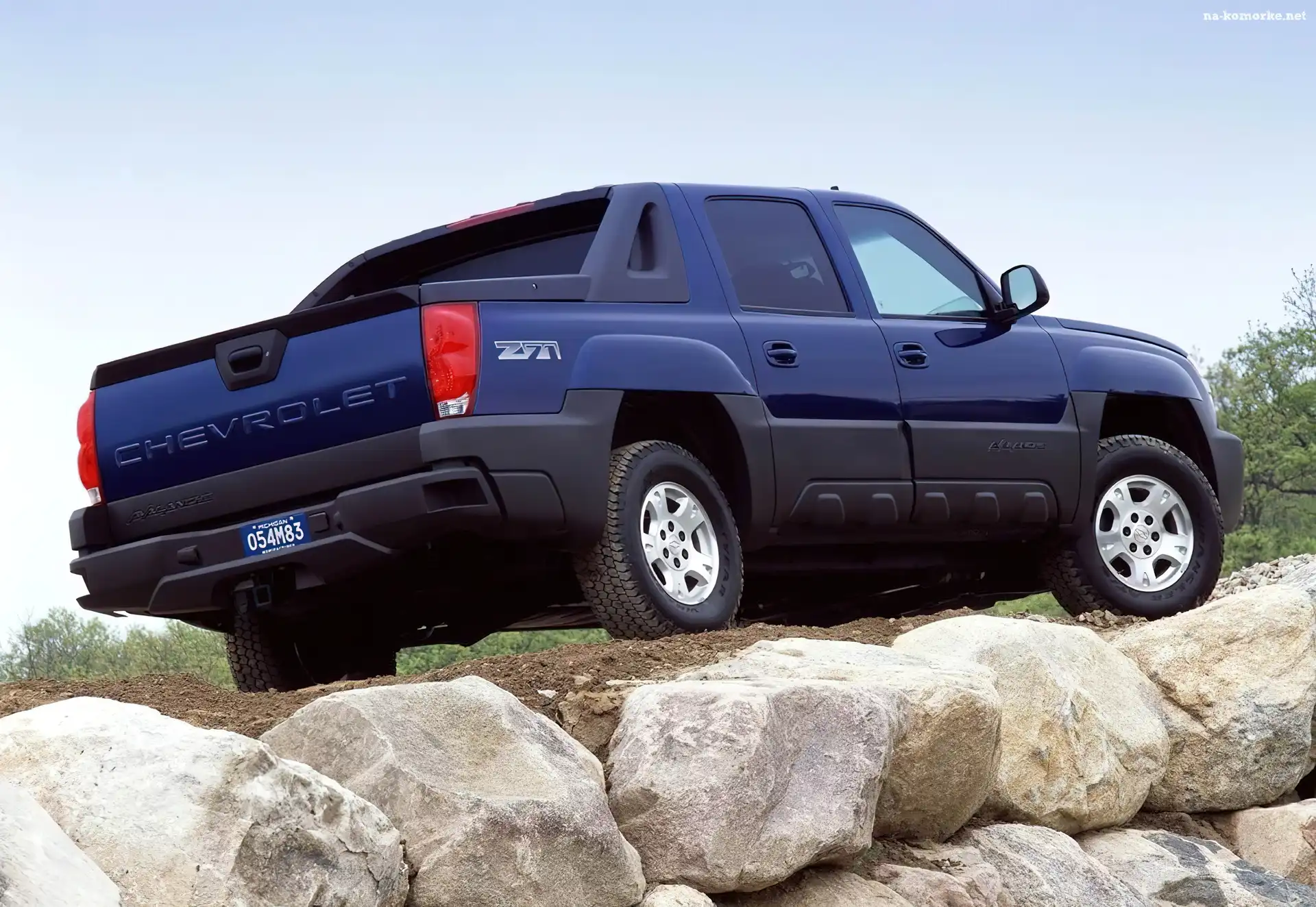 Chevrolet Avalanche, Skały, Napęd, 4x4