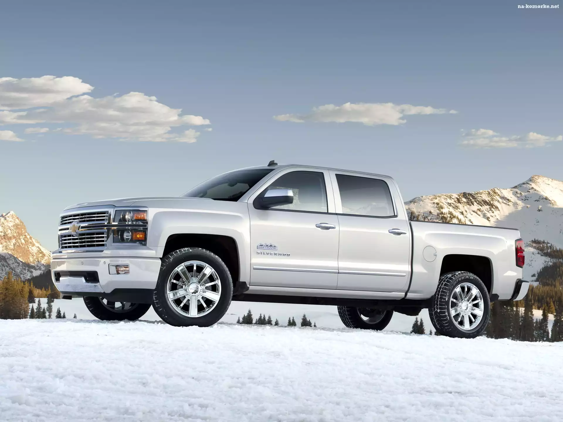 Chevrolet, Zima, Silverado, Góry