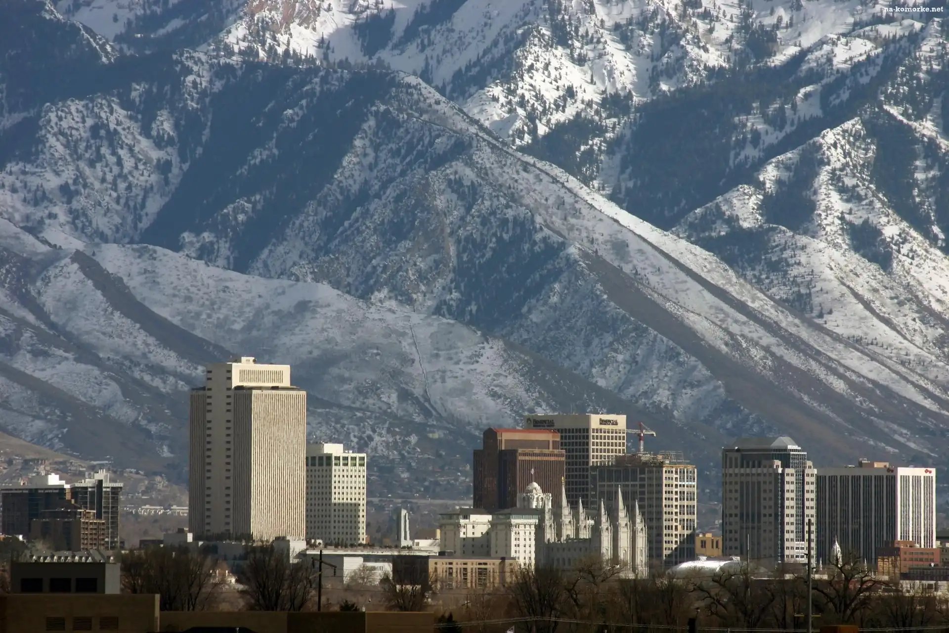Góry, Stany Zjednoczone, Salt Lake City, Miasto, Drapacze Chmur