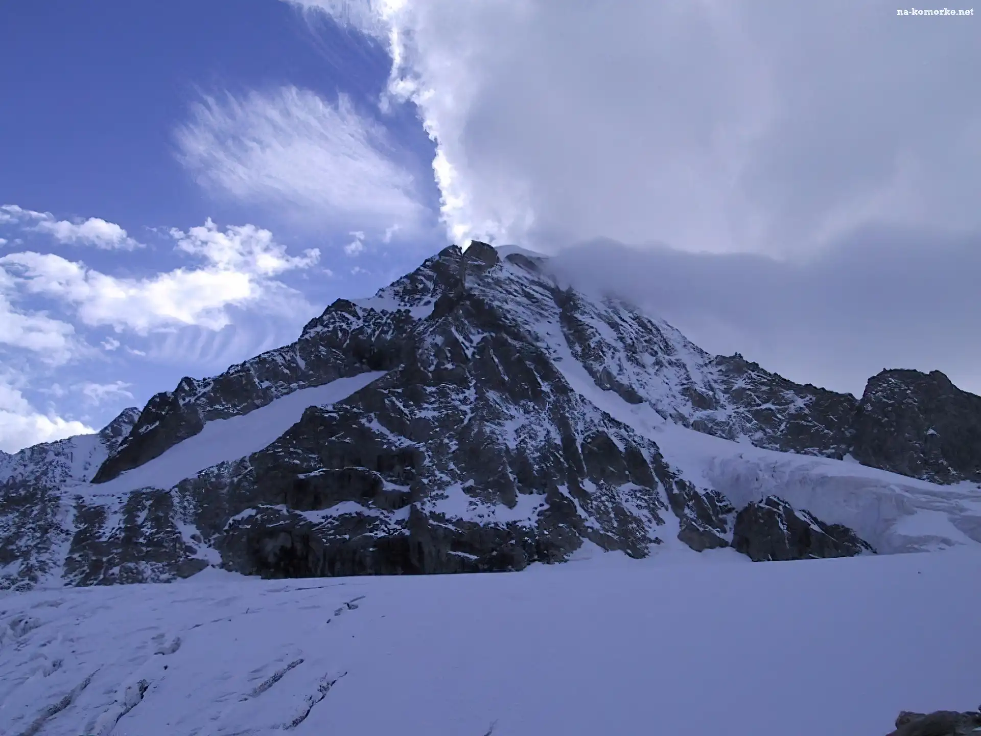 Góry, Chmura, śnieg