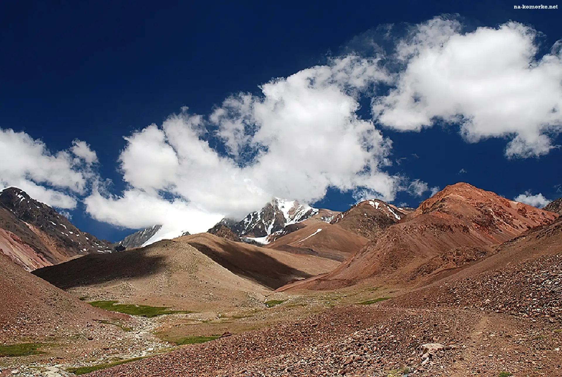 Chmury, Góry, Andy, Cerro, Mercedario