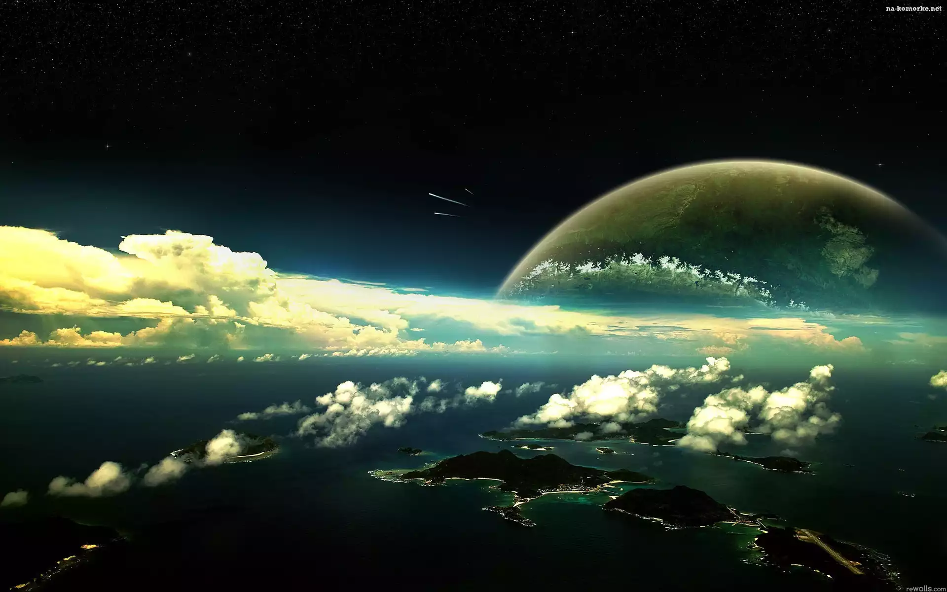 Planeta, Chmury, Wyspy