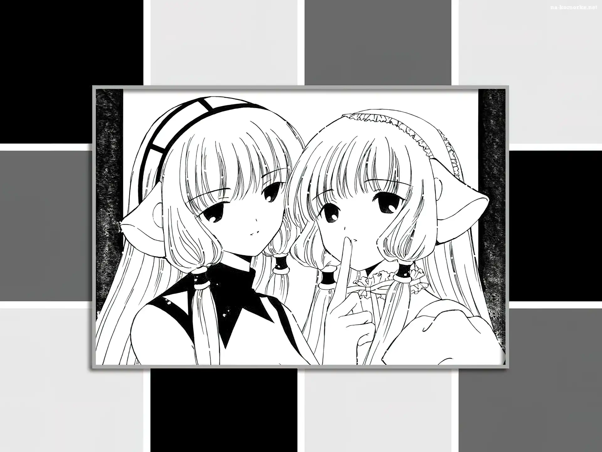 Chobits, zarys, kobiety, szkic