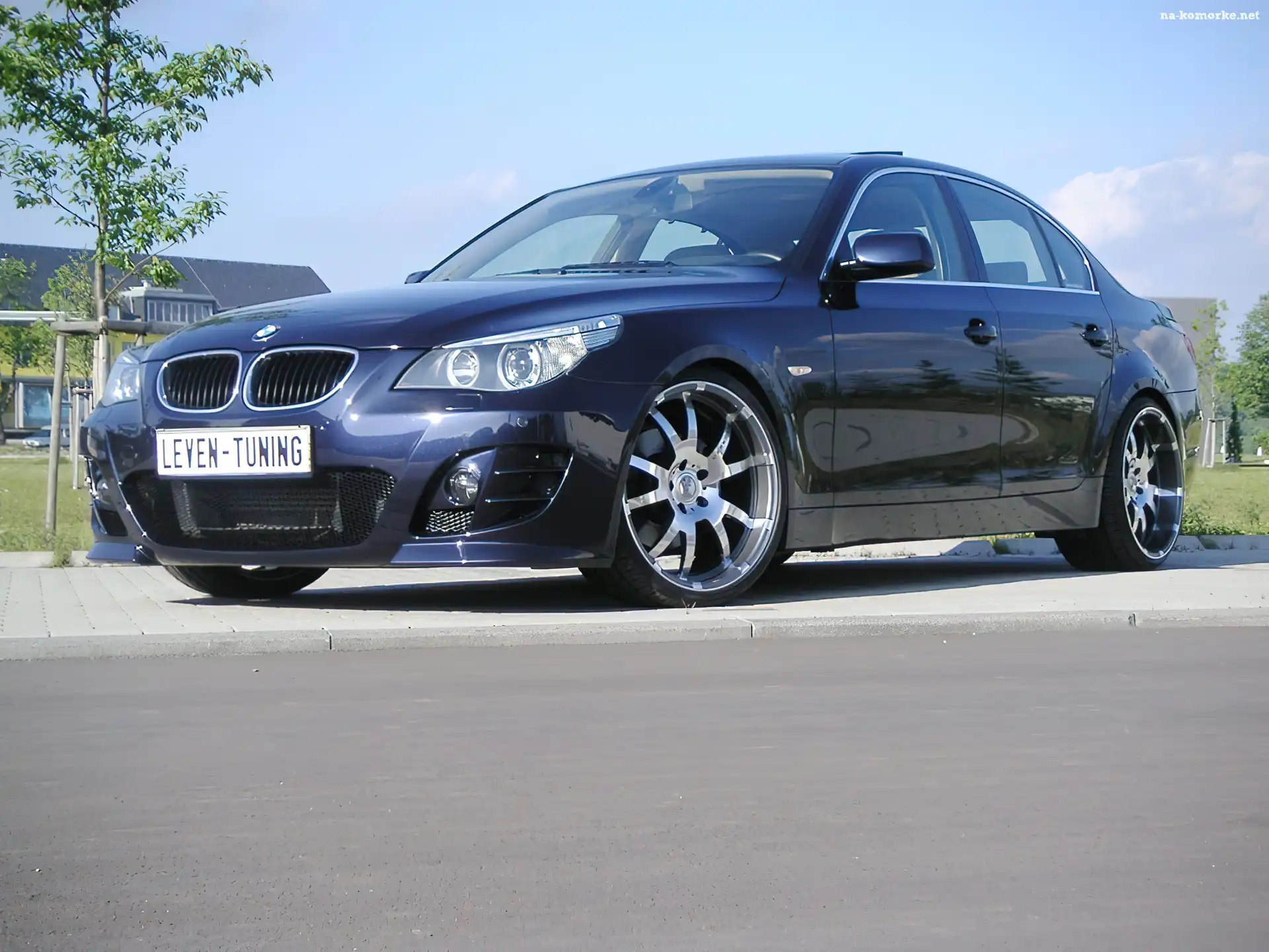 Chodnik, Granatowy, Metalik, BMW 5, E60