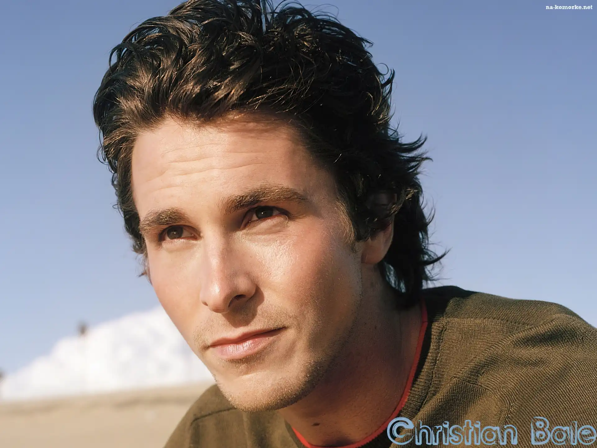 Christian Bale, brązowe włosy