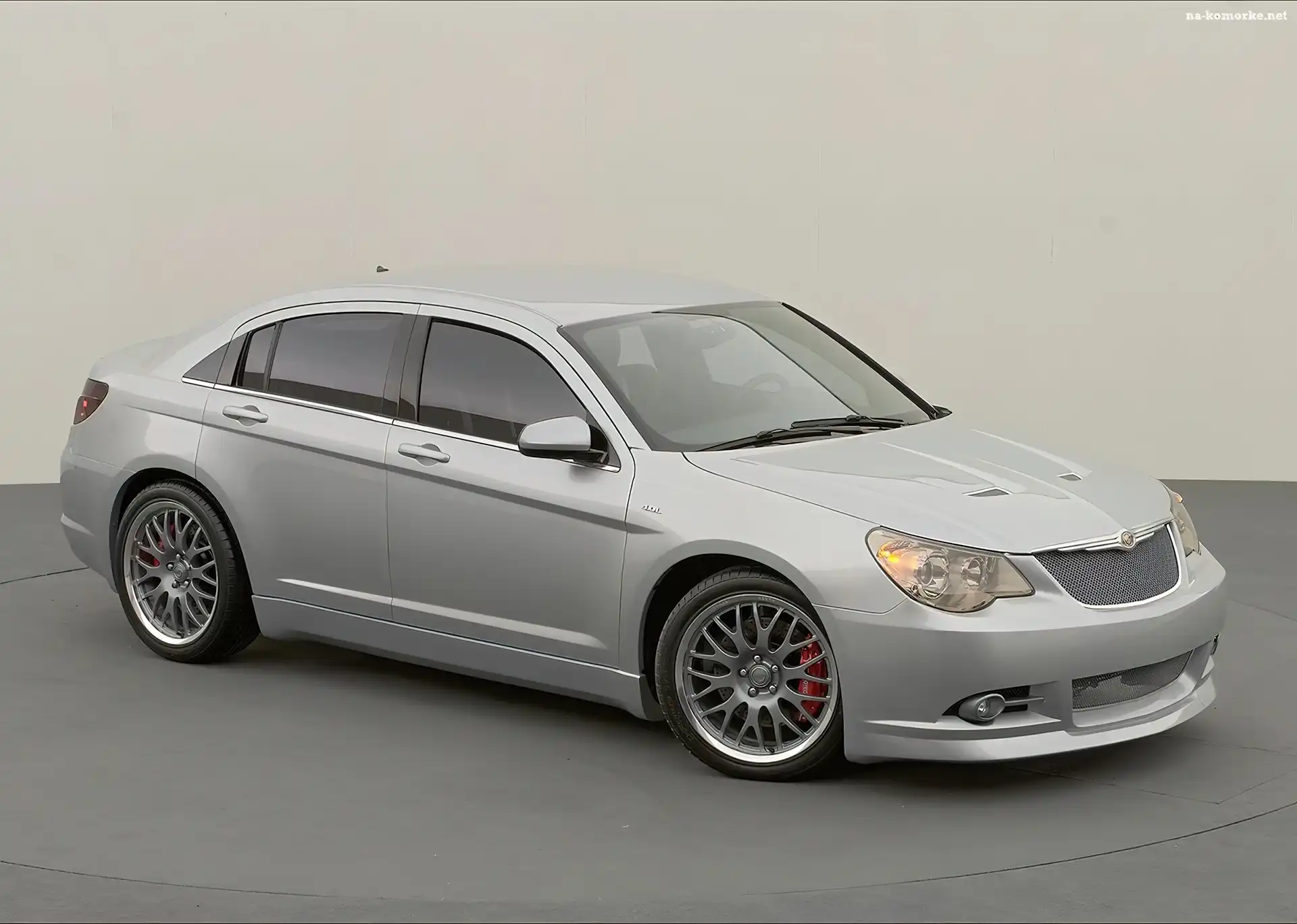 Zaciski, Hamulcowe, Chrysler Sebring, Czerwone