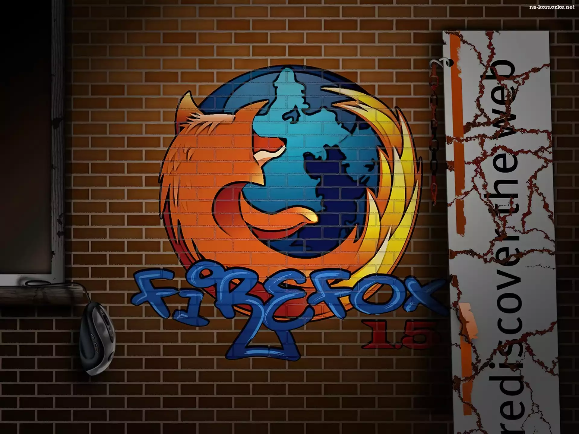 Graffiti, Åšciana, Firefox