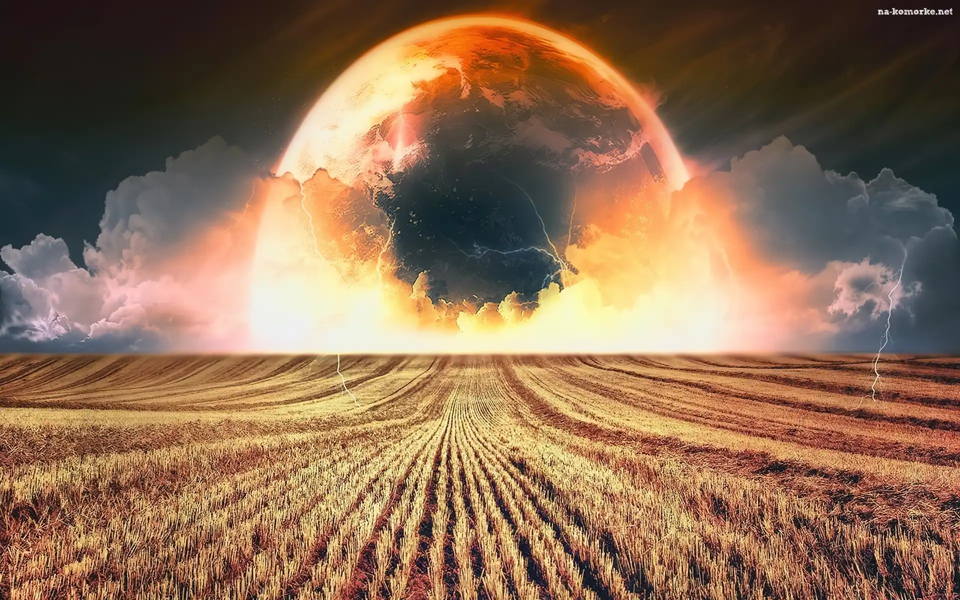 Planeta, Ściernisko, Pioruny