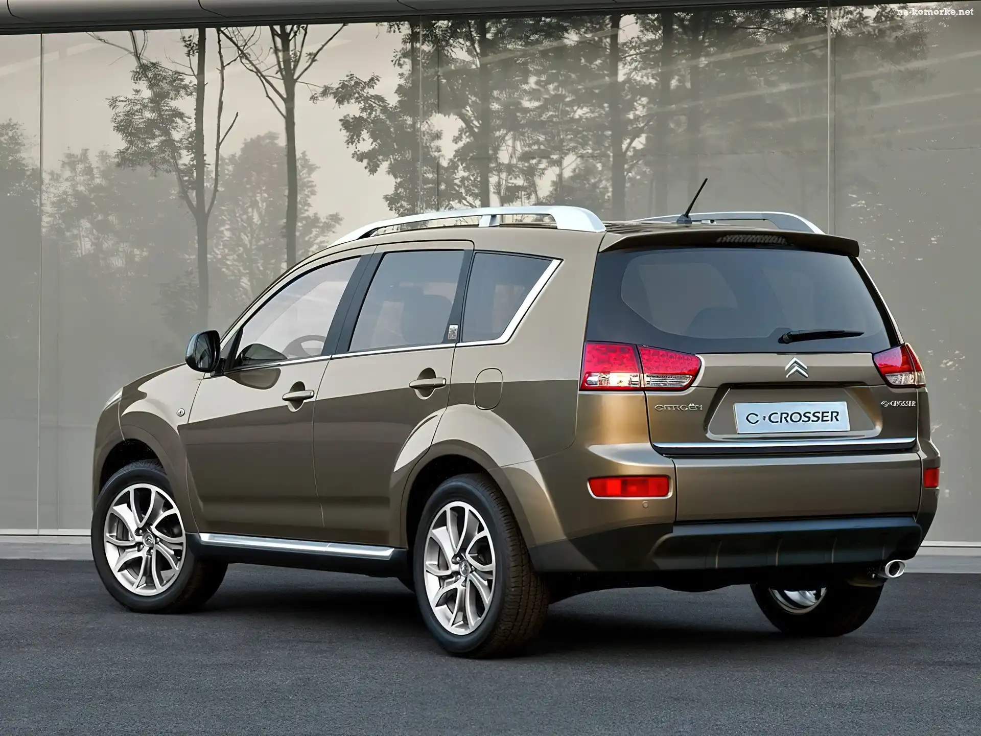 Citroen C-Crosser, Tłumik, Klapa, Bagażnika