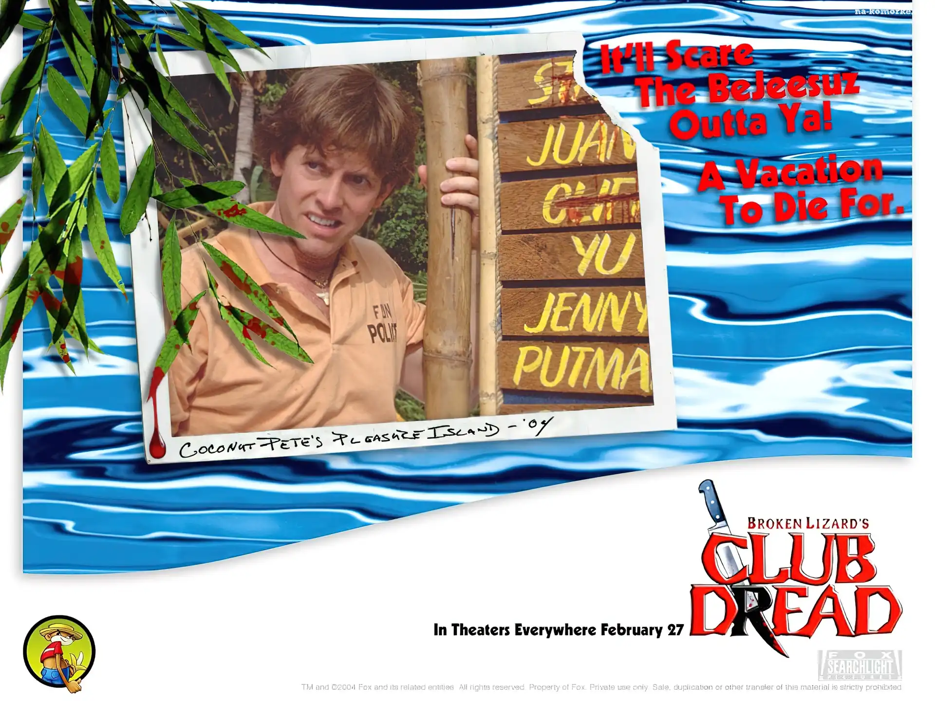 Club Dread, zdjęcie, chłopak, napisy