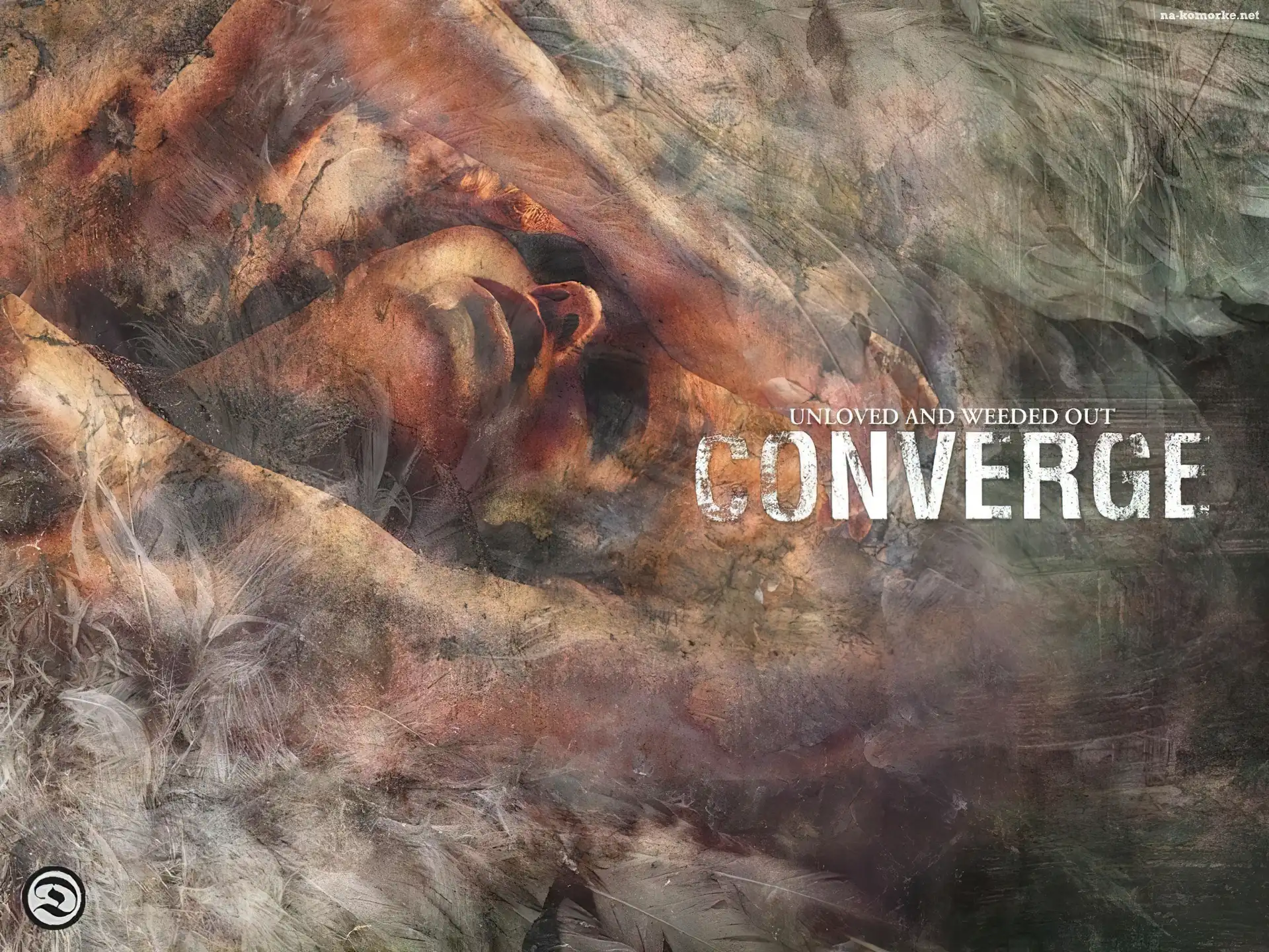 Converge, twarz, kobieta , ręka