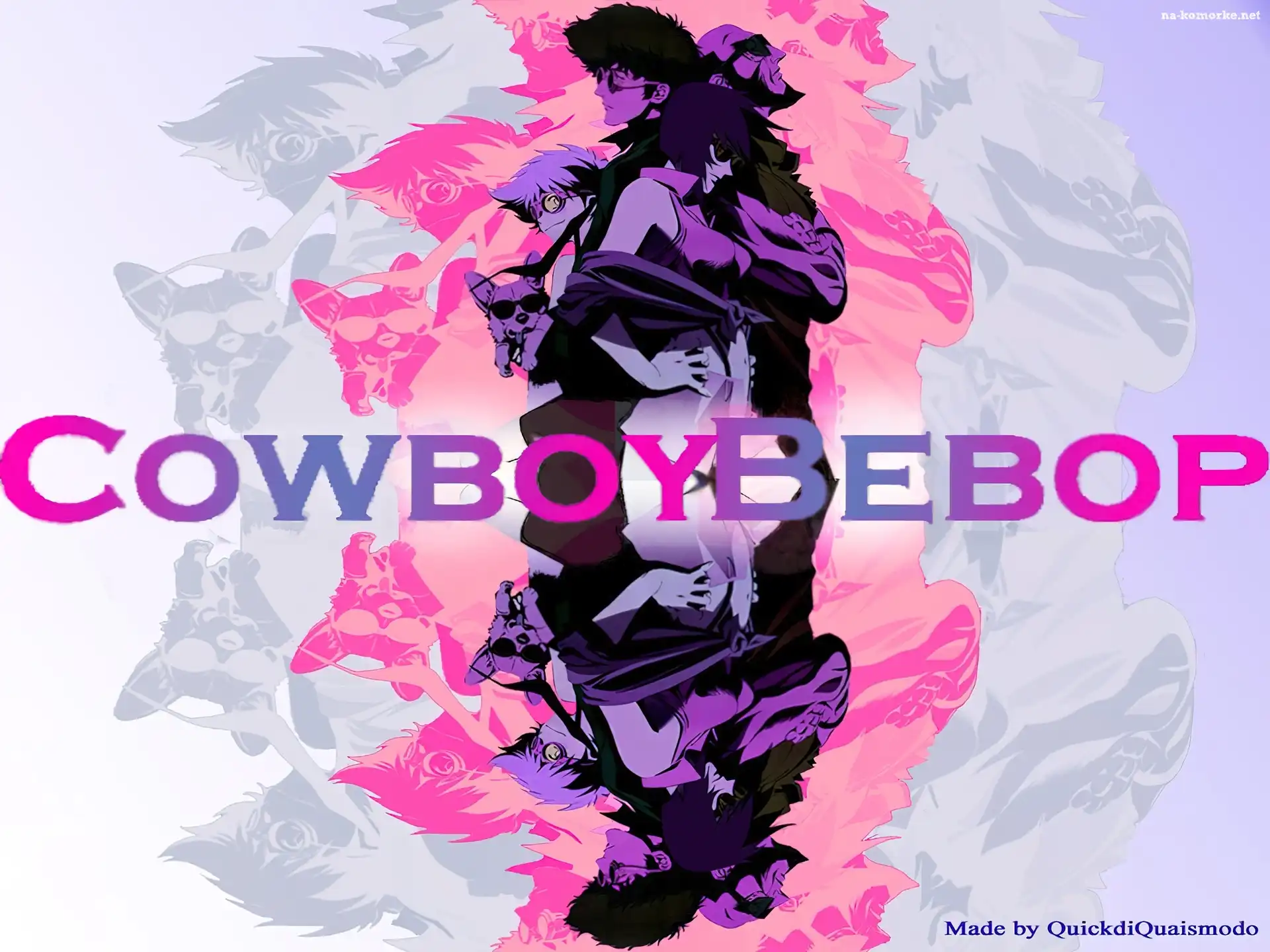 psy, napis, Cowboy Bebop, ludzie