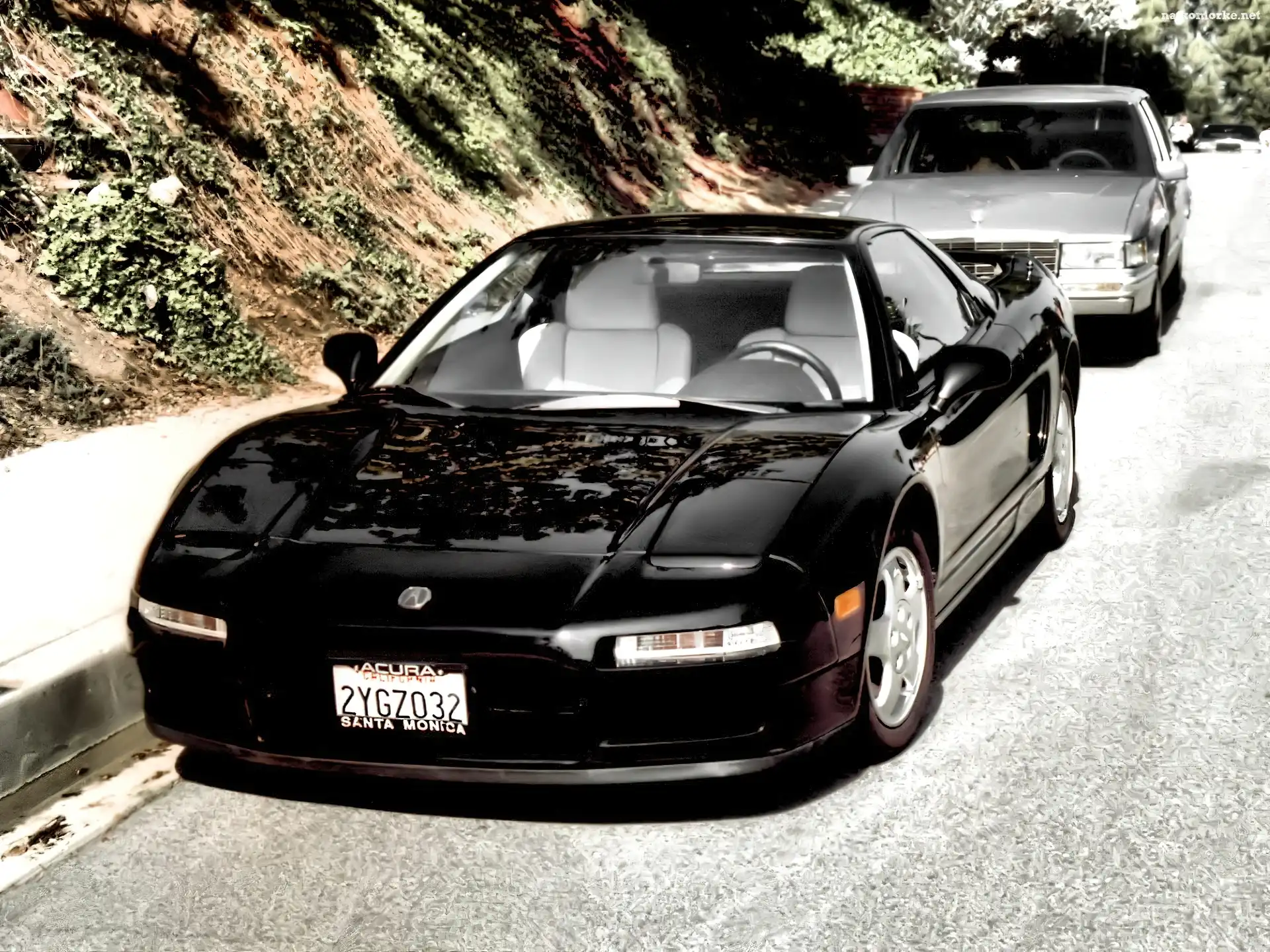 Czarna, Kierunkowskaz, Acura NSX, USA