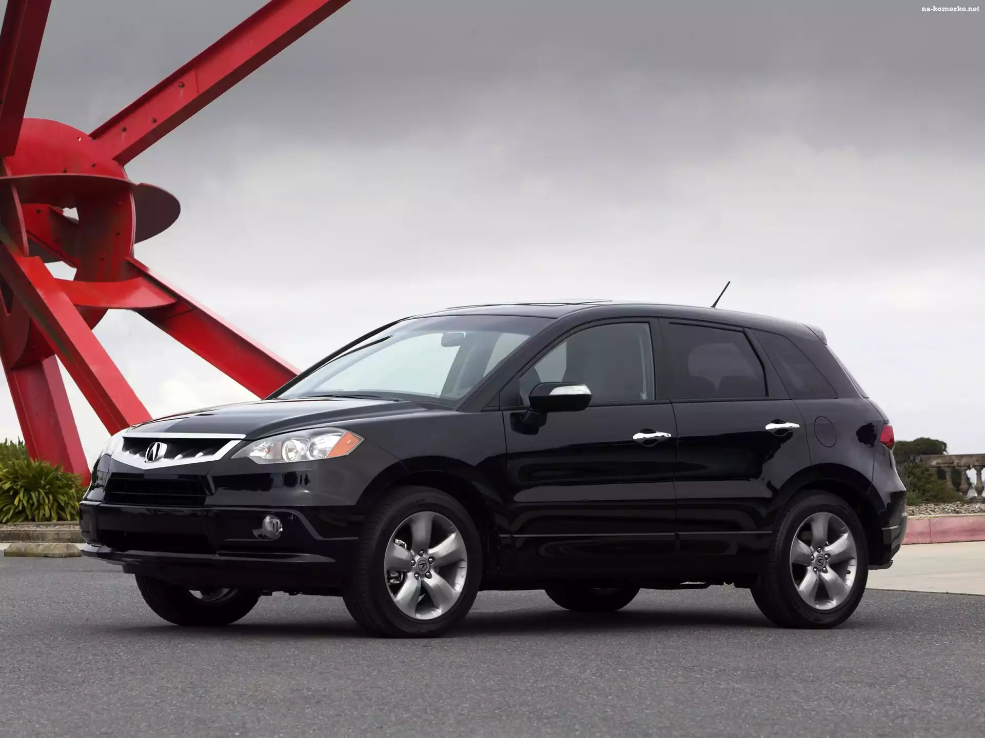 Czarna, Szyby, Acura RDX, Przyciemniane