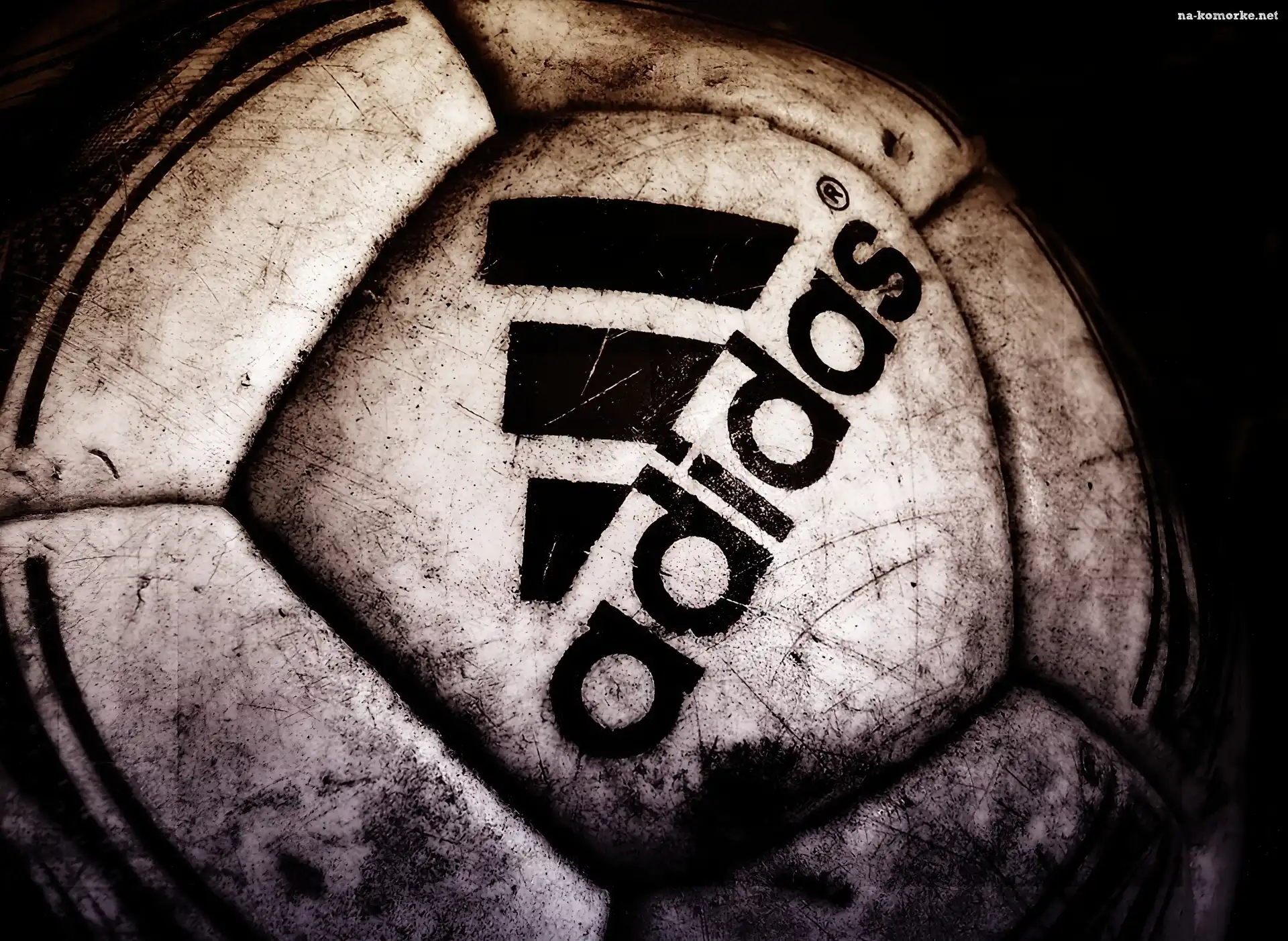 Czarne, Piłka, Logo, Adidas