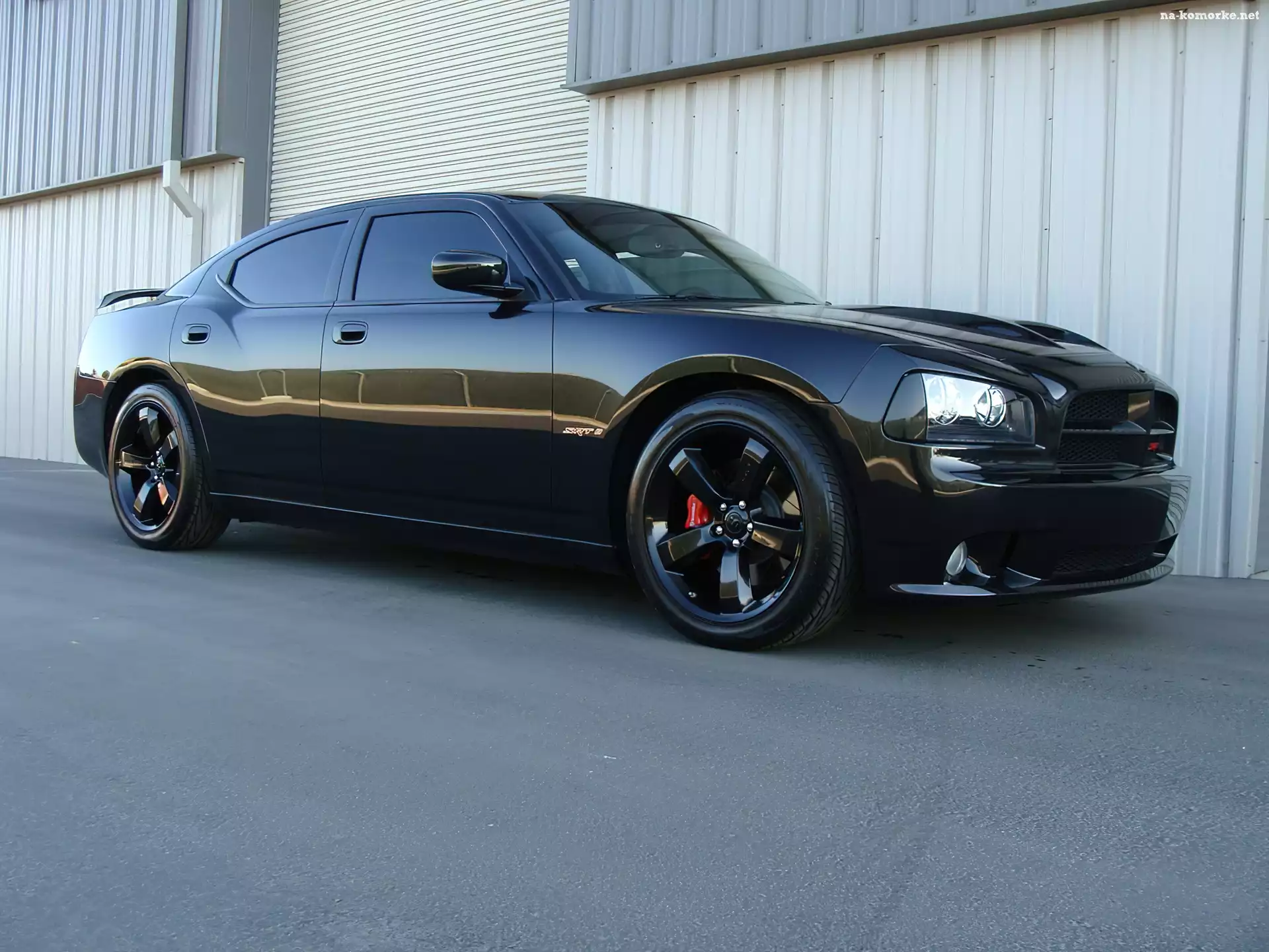Czarny, Alufelgi, Dodge Charger