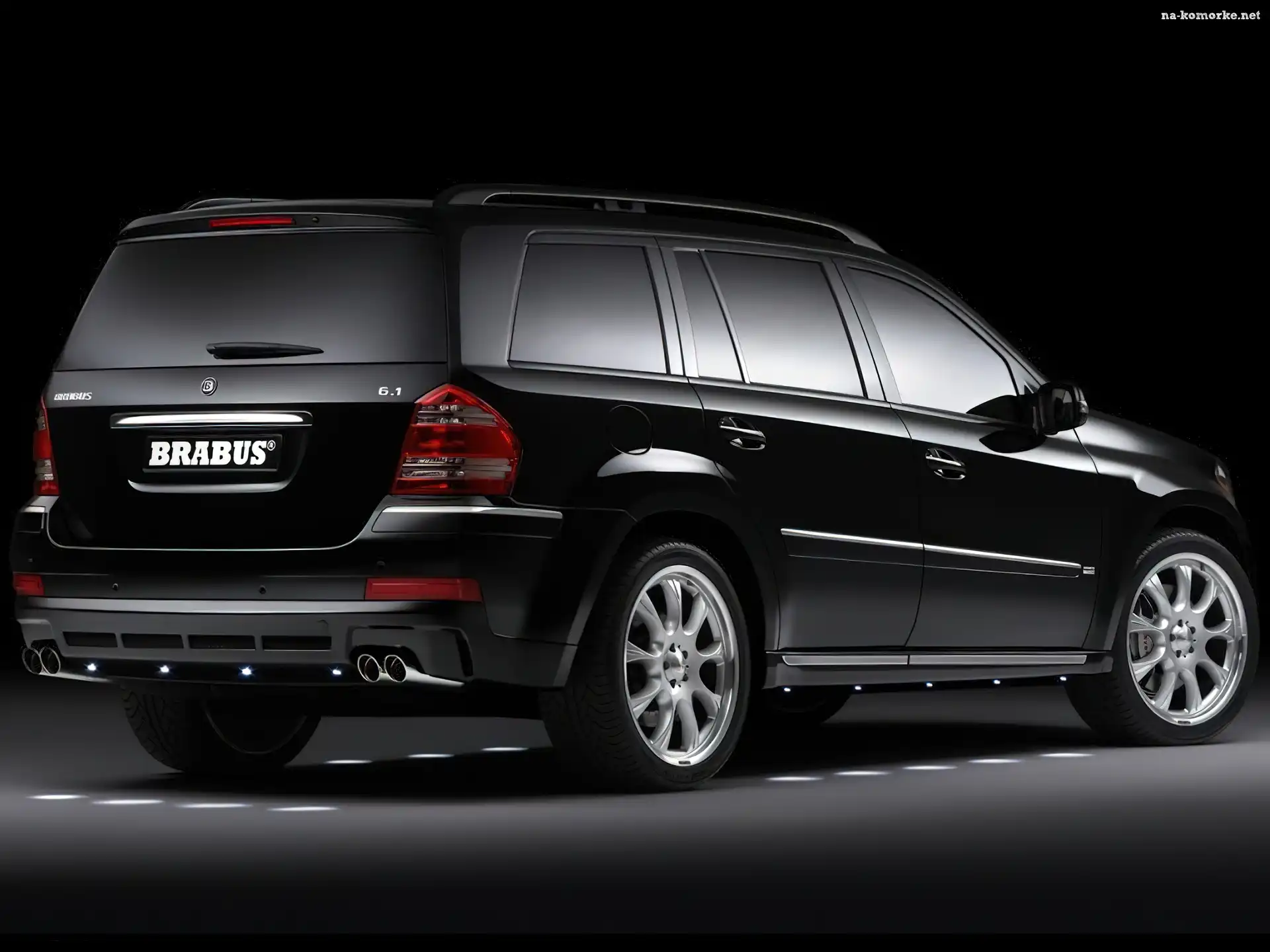 Czarny, Brabus, Mercedes C-klasa, Kombi