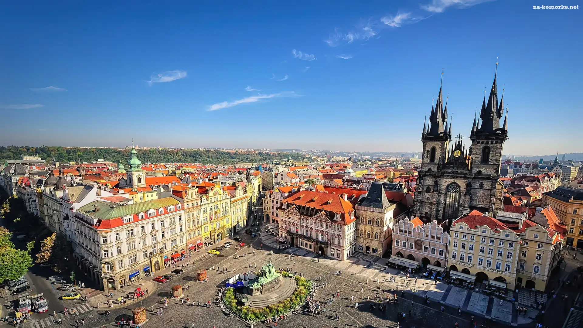 Czechy, Rynek, Praga, Miasto