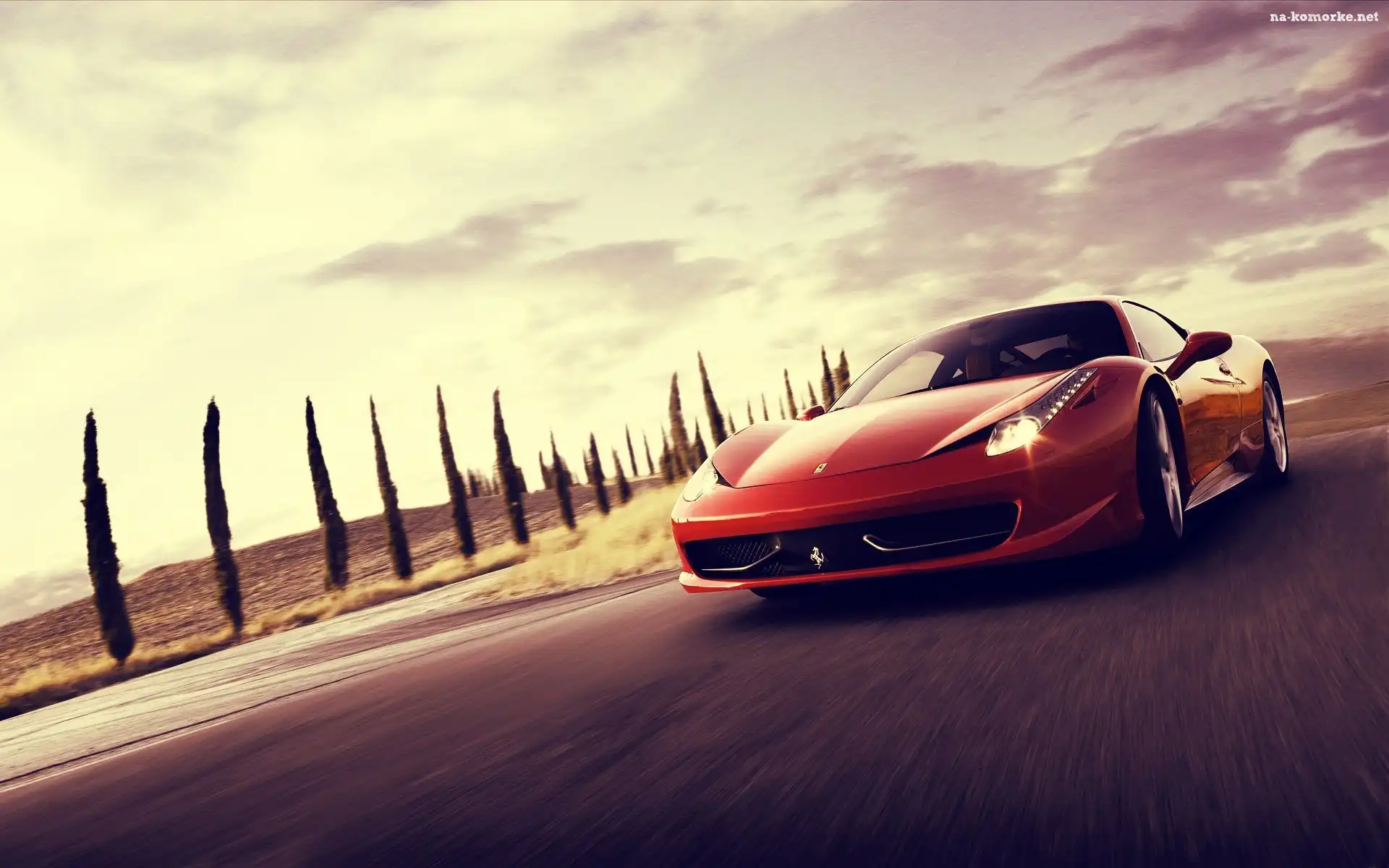 Czerwone, Ferrari, 458 Italia