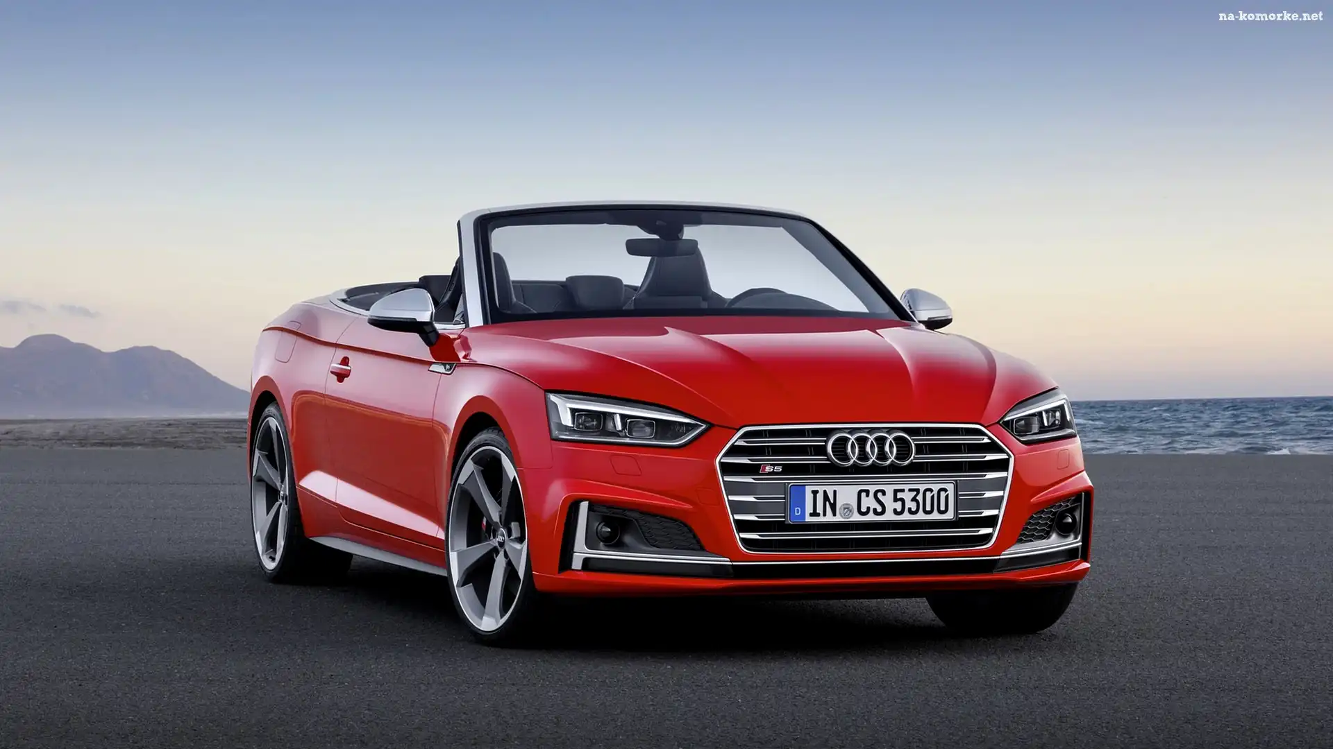 Czerwone, Cabrio, Audi, S5