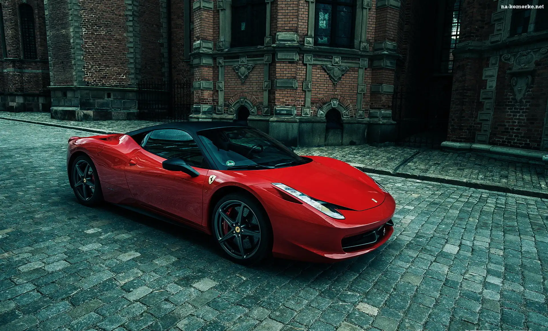 Ulica, Czerwone, Ferrari 458 Italia, 2009 - 2015, Bruk