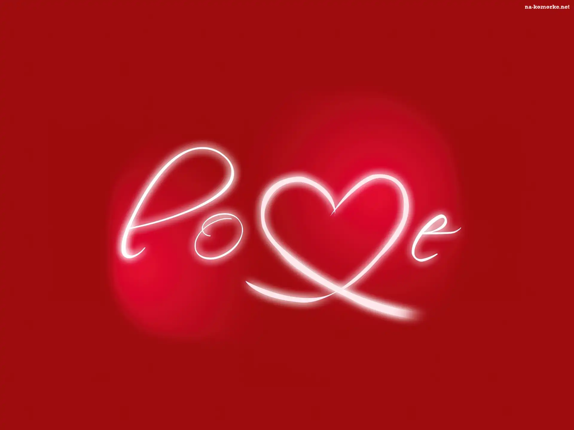 Love, Czerwone, Tło