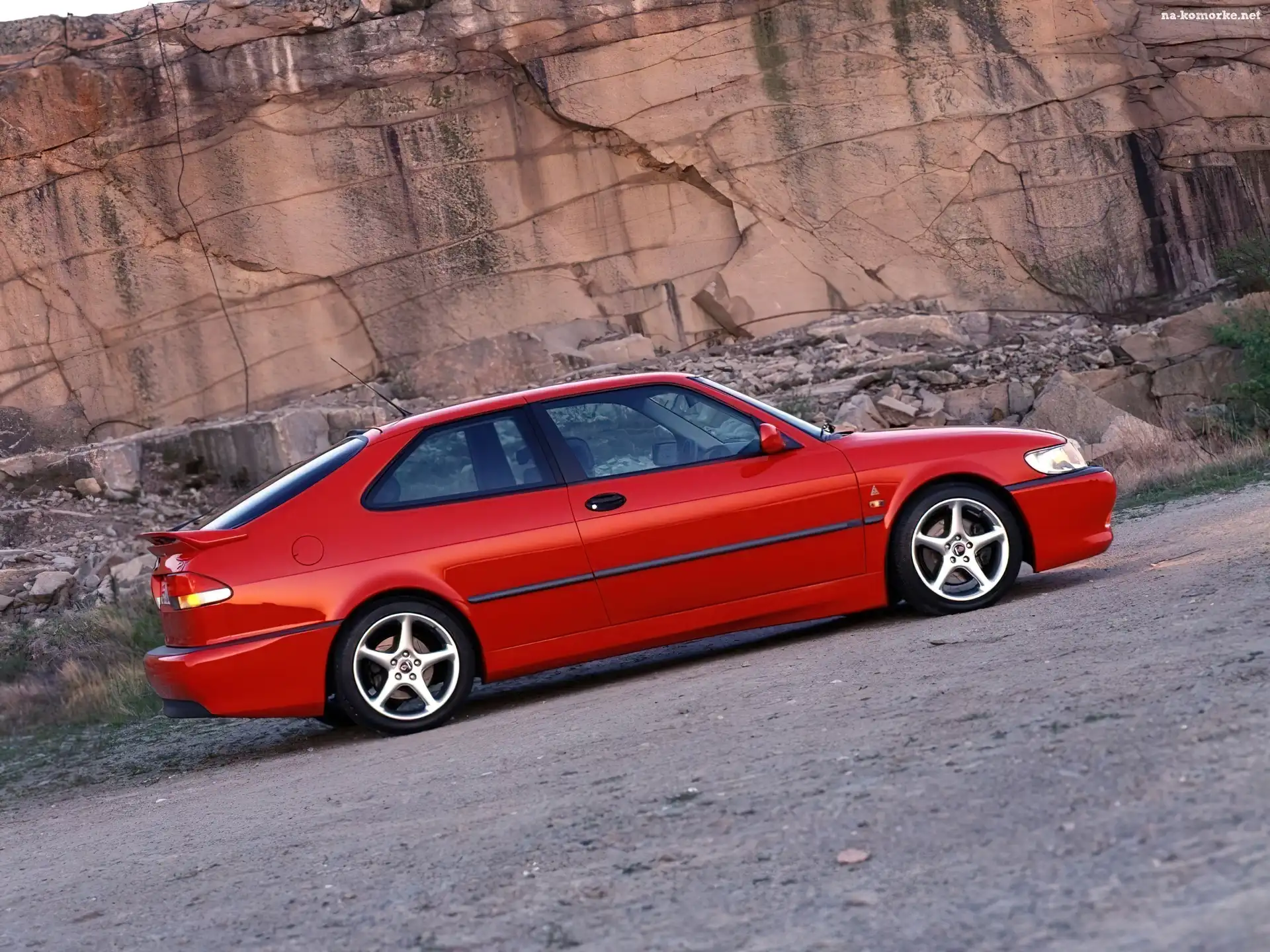 Czerwony, Saab 9-3, Alufelgi
