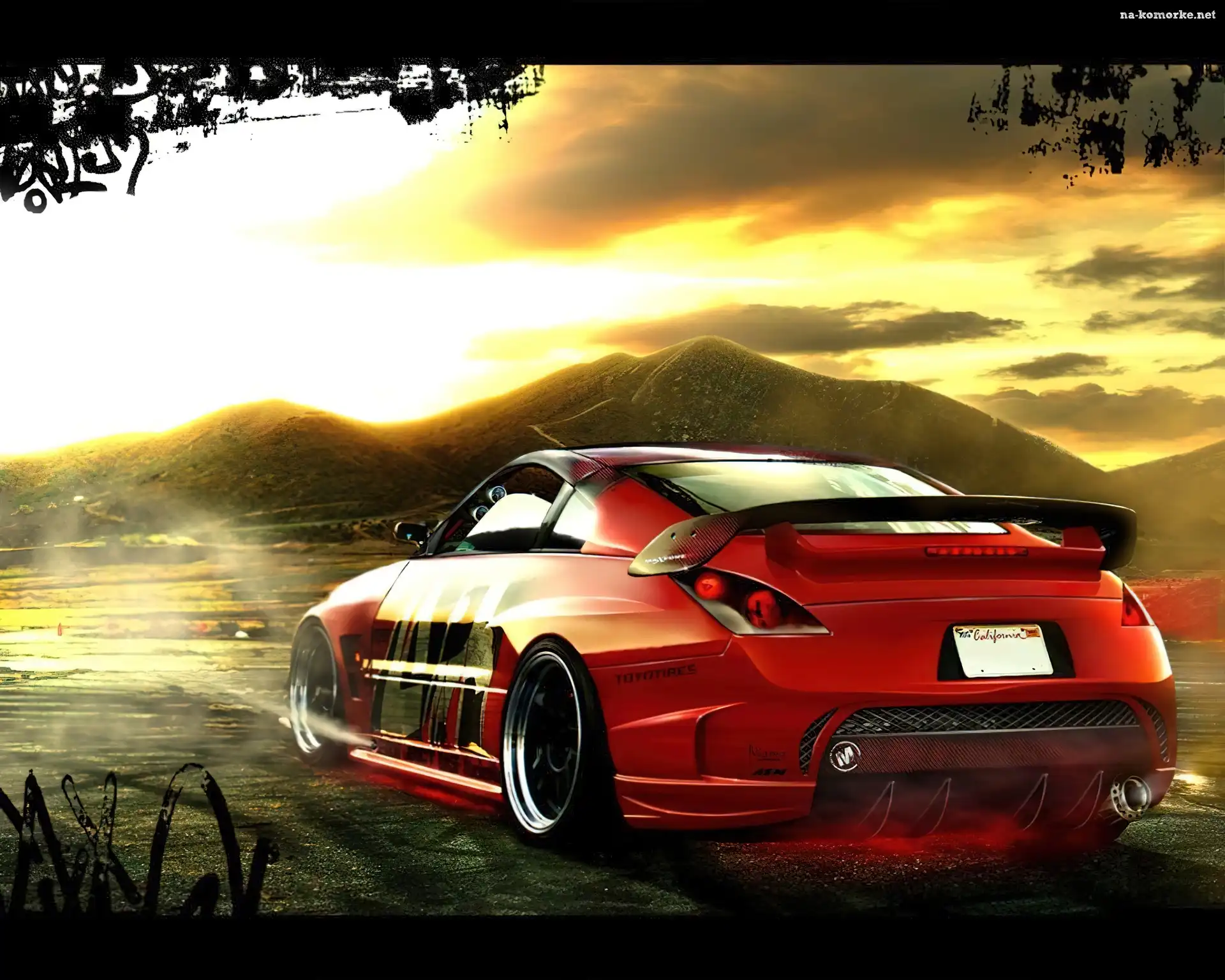 Czerwony, Nissan 350Z, TUNING