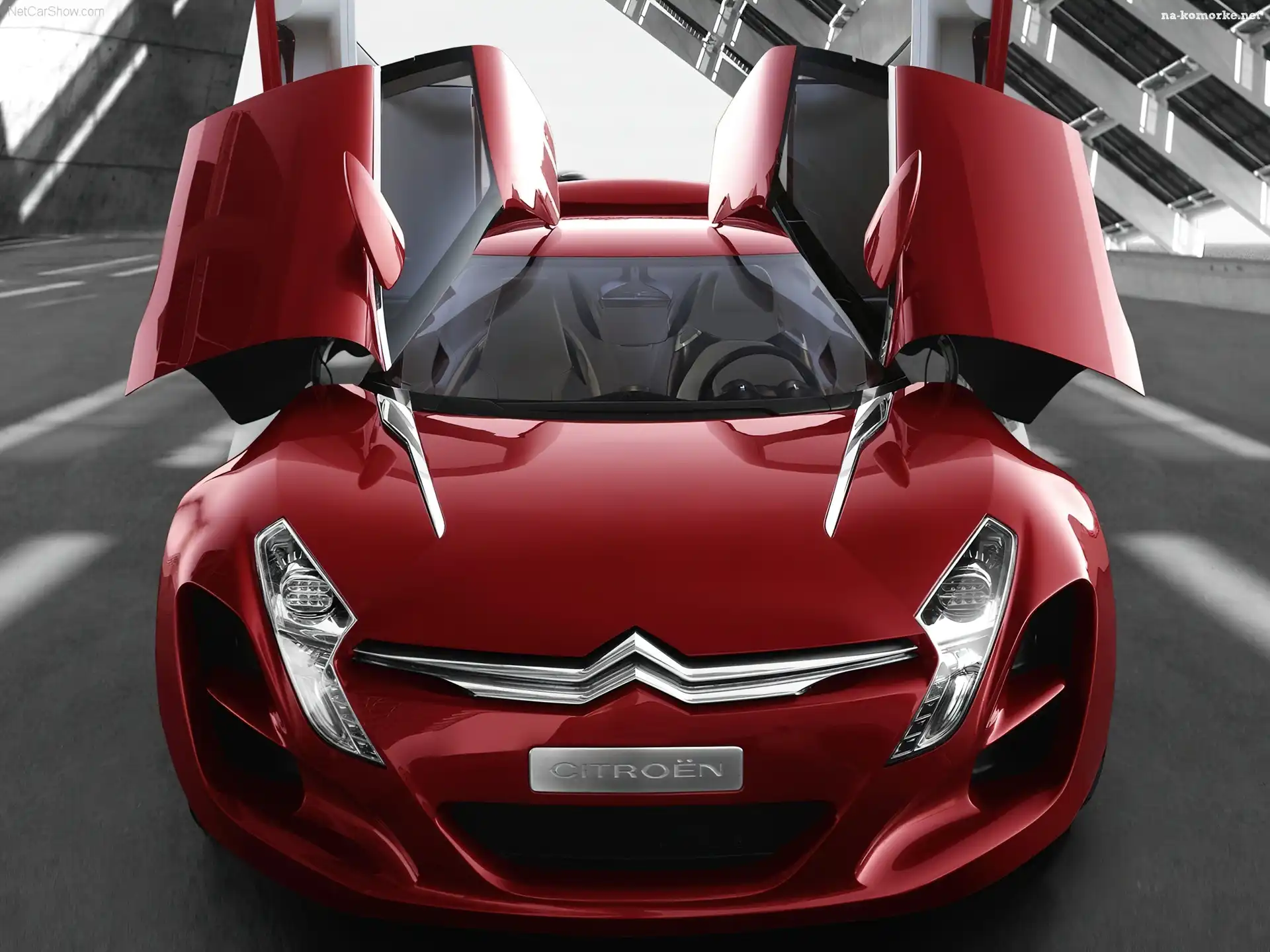 Czerwony, Prototyp, Citroen, Drzwi