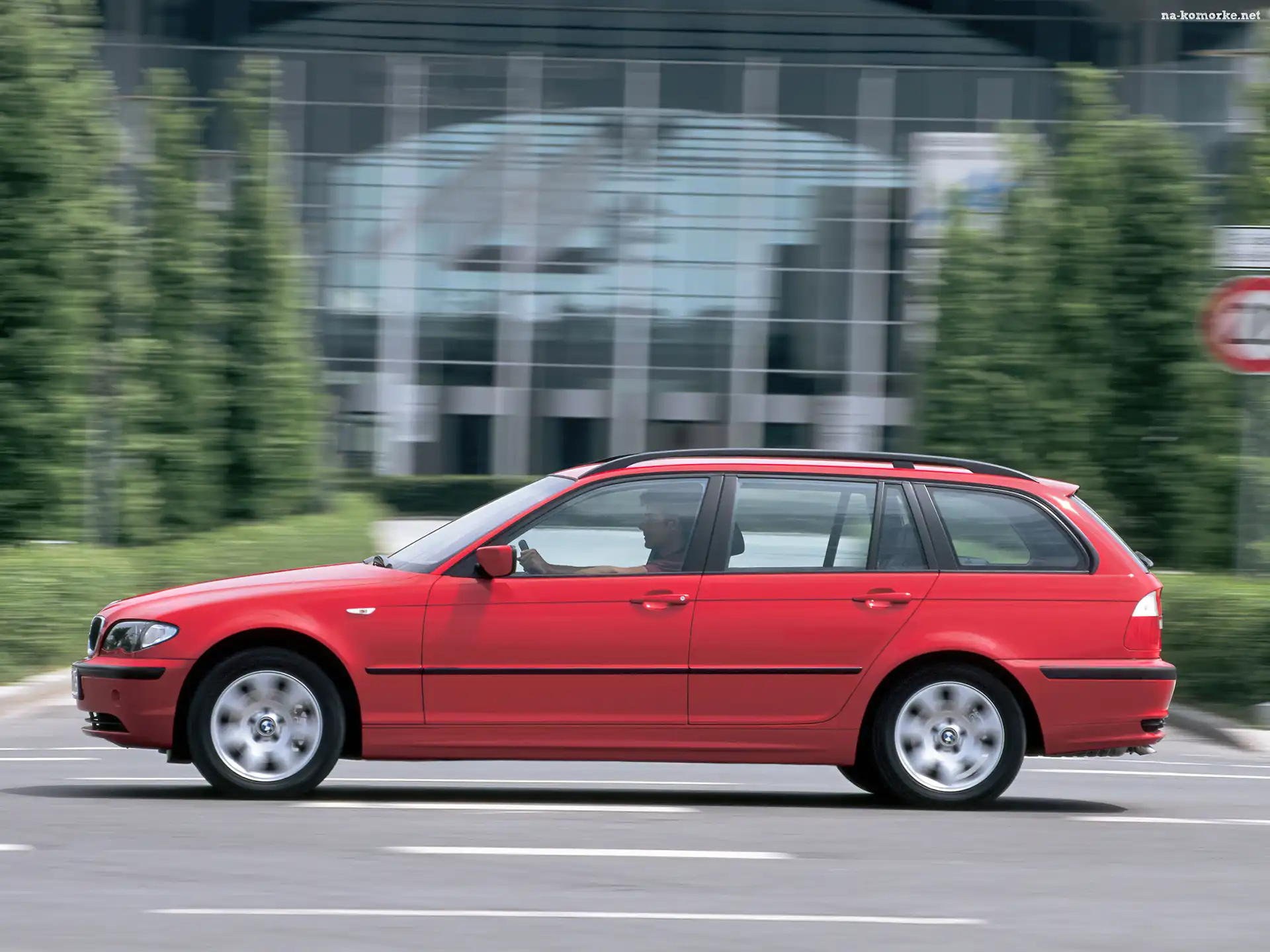 Czerwony, Kombi, BMW E46