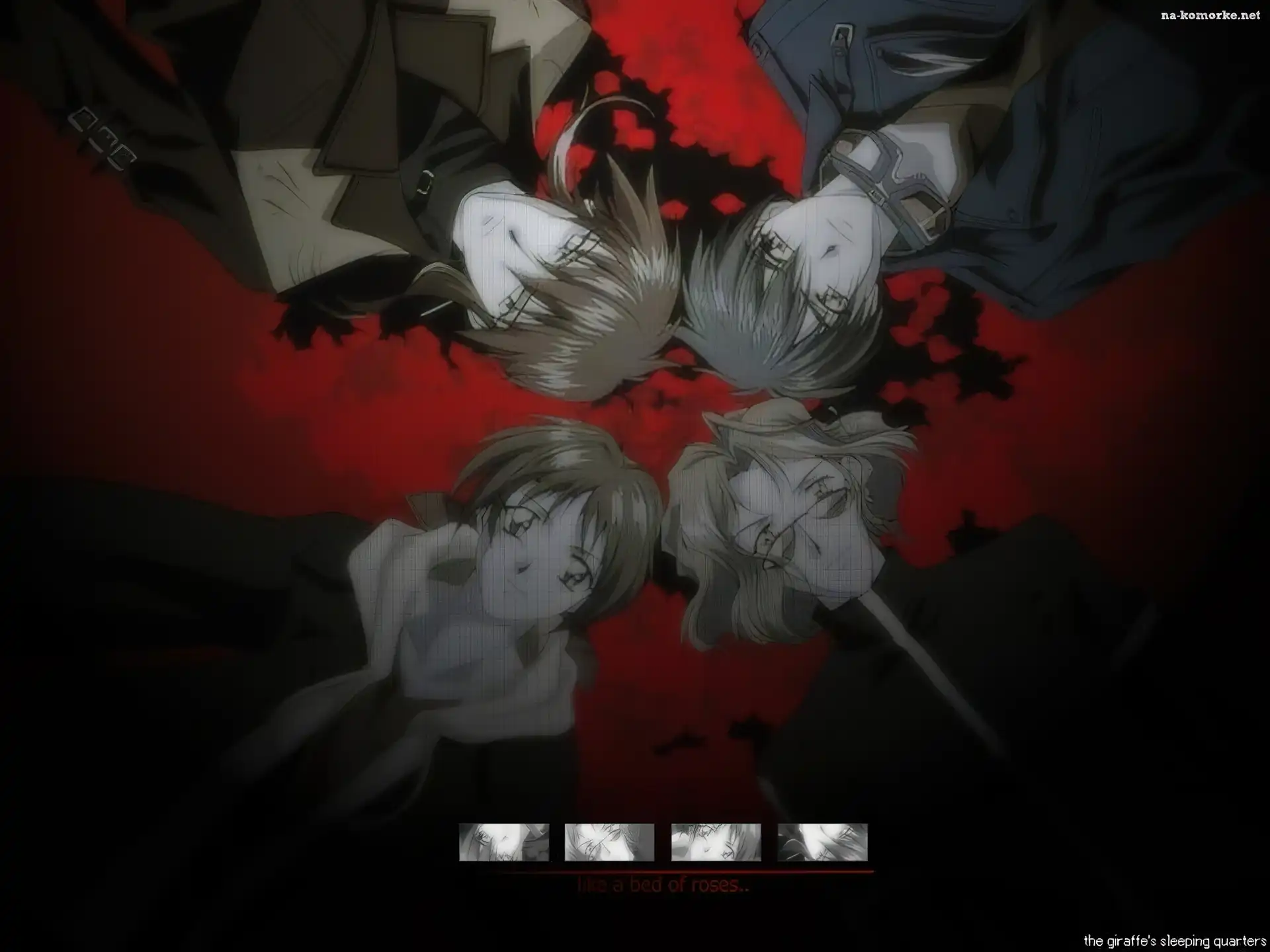 cztery, postacie, Weiss Kreuz