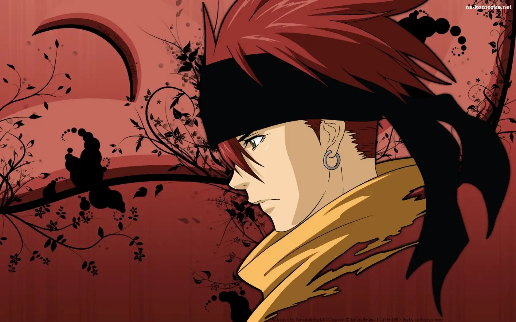 D.Gray-Man, Kolczyk, Czarna, Opaska
