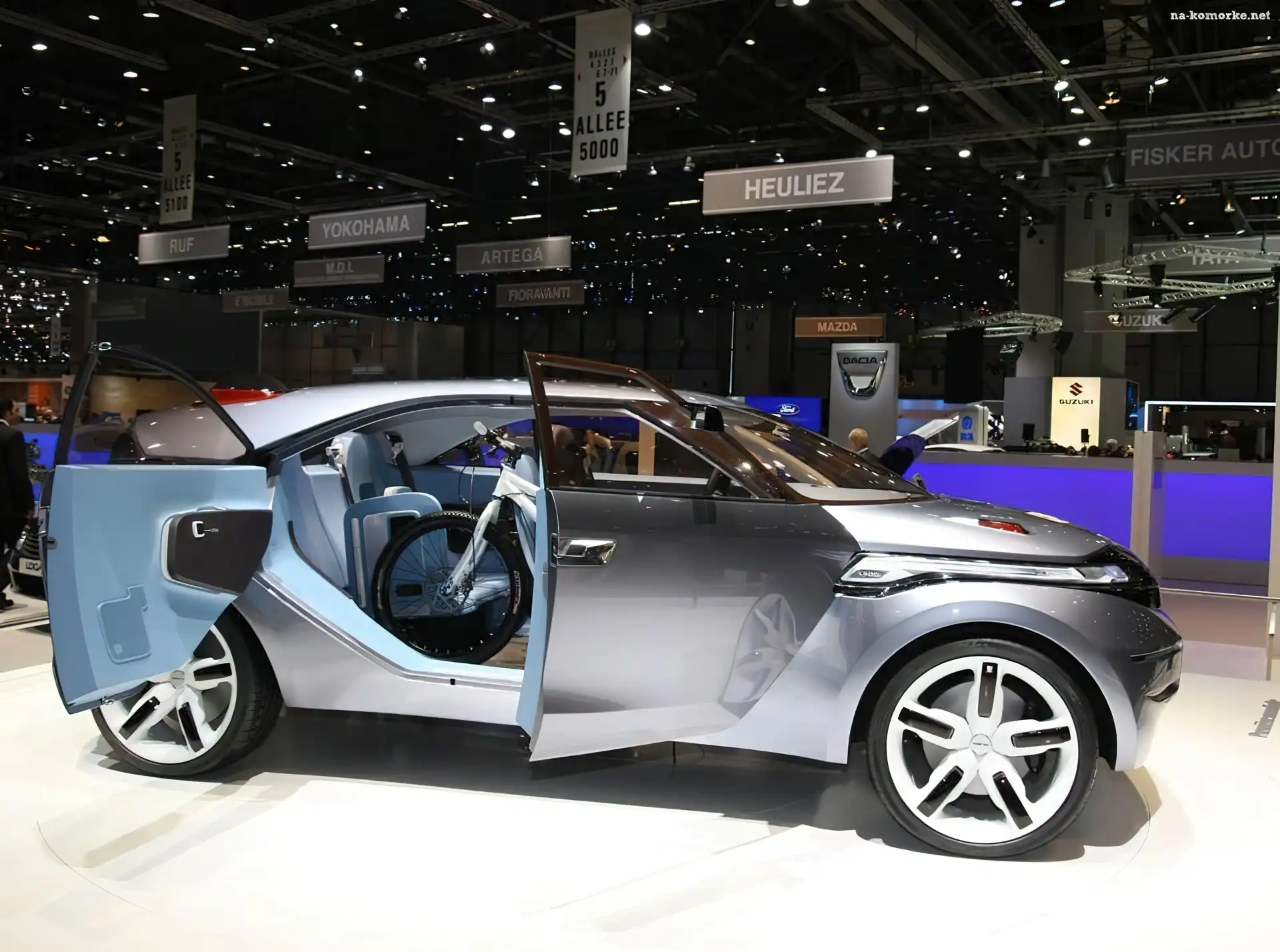 Dacia Duster, Åšrodku, Rower, W