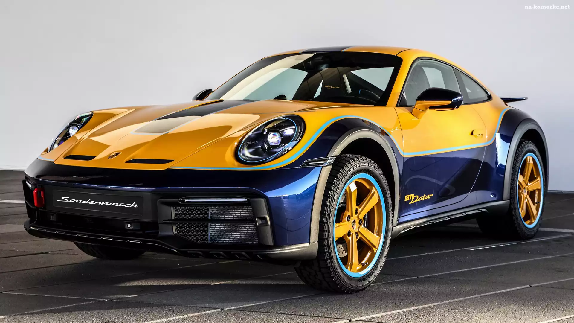 Porsche 911, 3D, Dakar