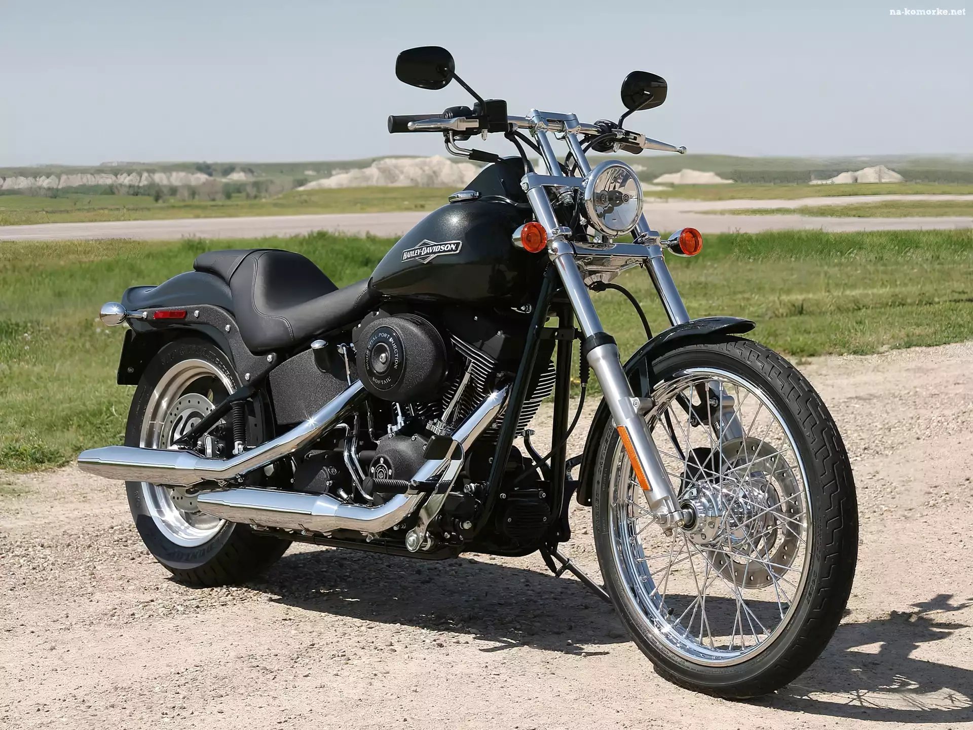 Harley Davidson Softail Night Train, Szprychy, Reflektor