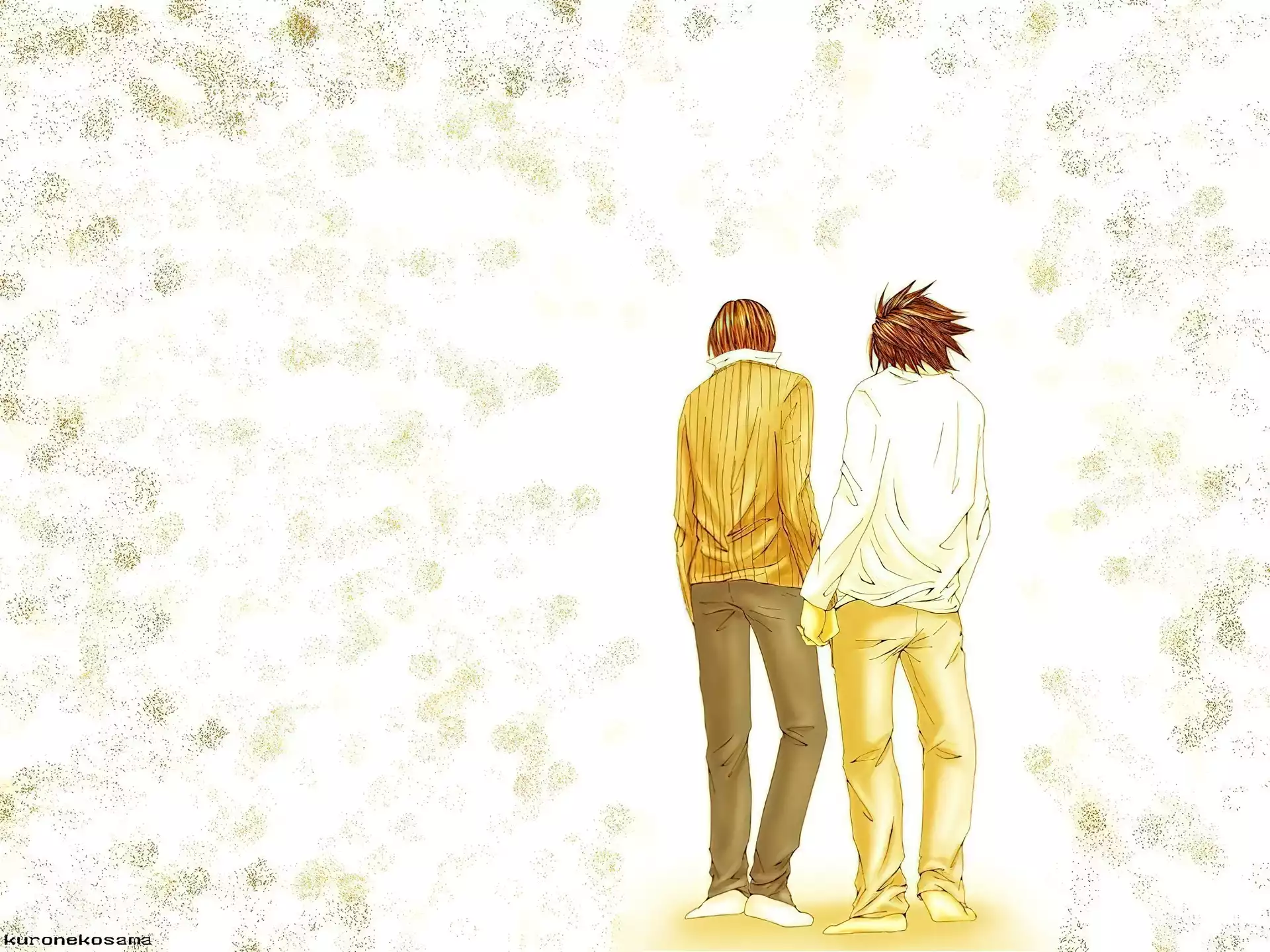 Death Note, homoseksualiści, geje, plecy