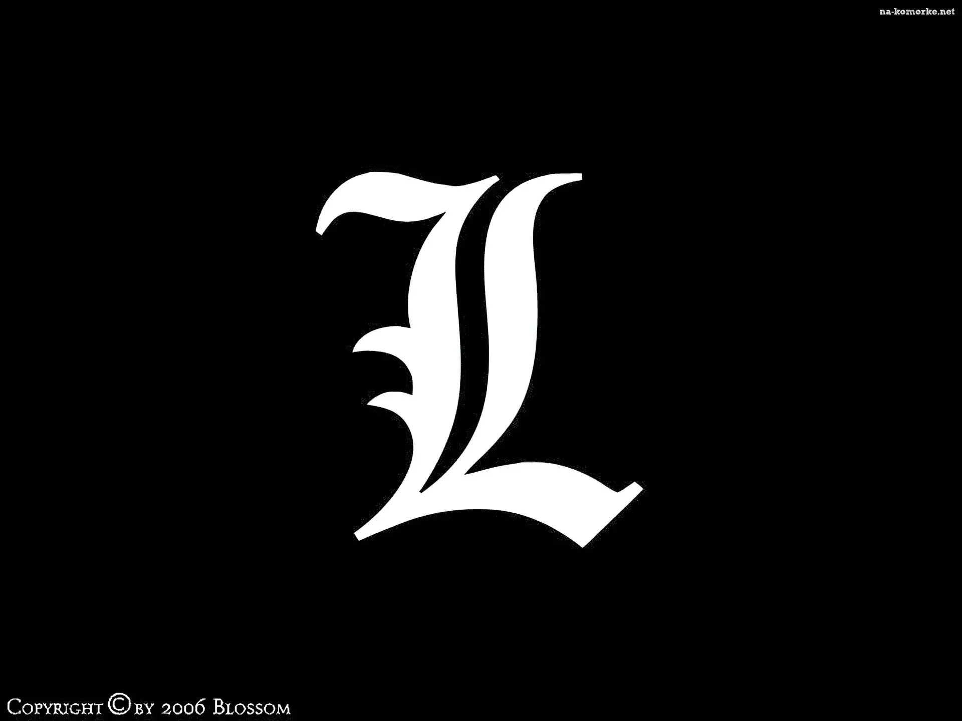 Death Note, znak, litera, grafika