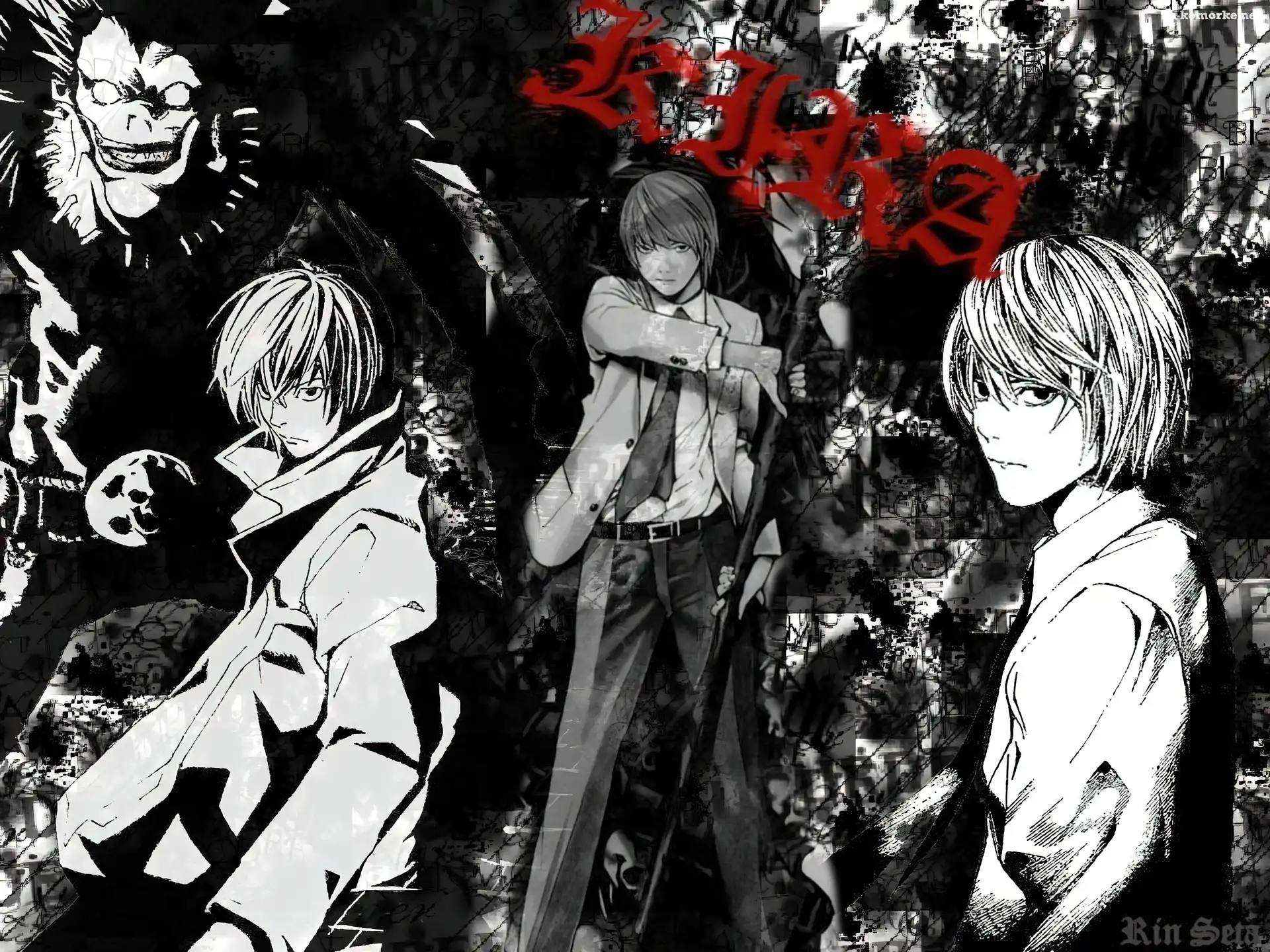 Death Note, napisy, postacie, ludzie