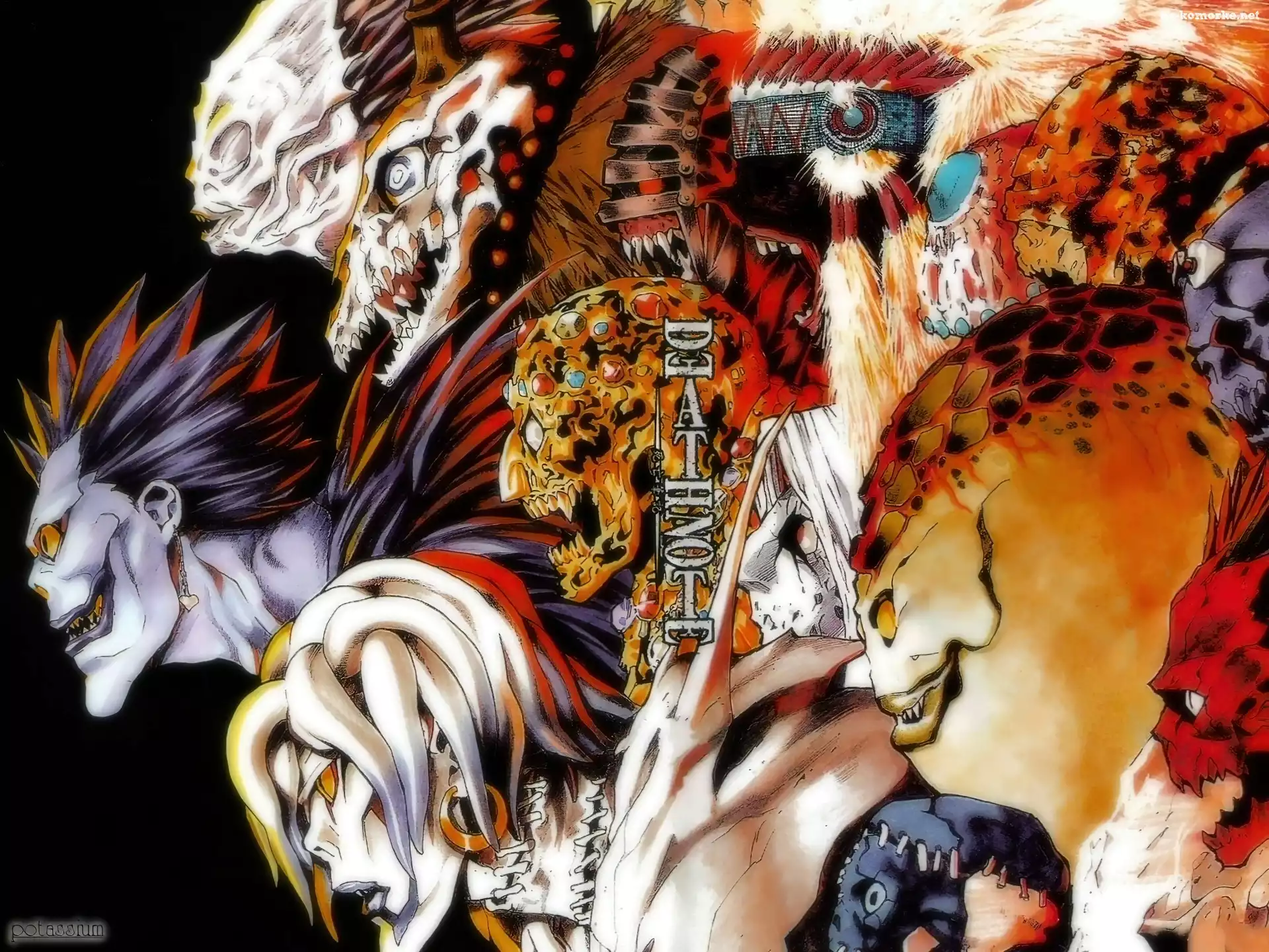 Death Note, strach, potwory