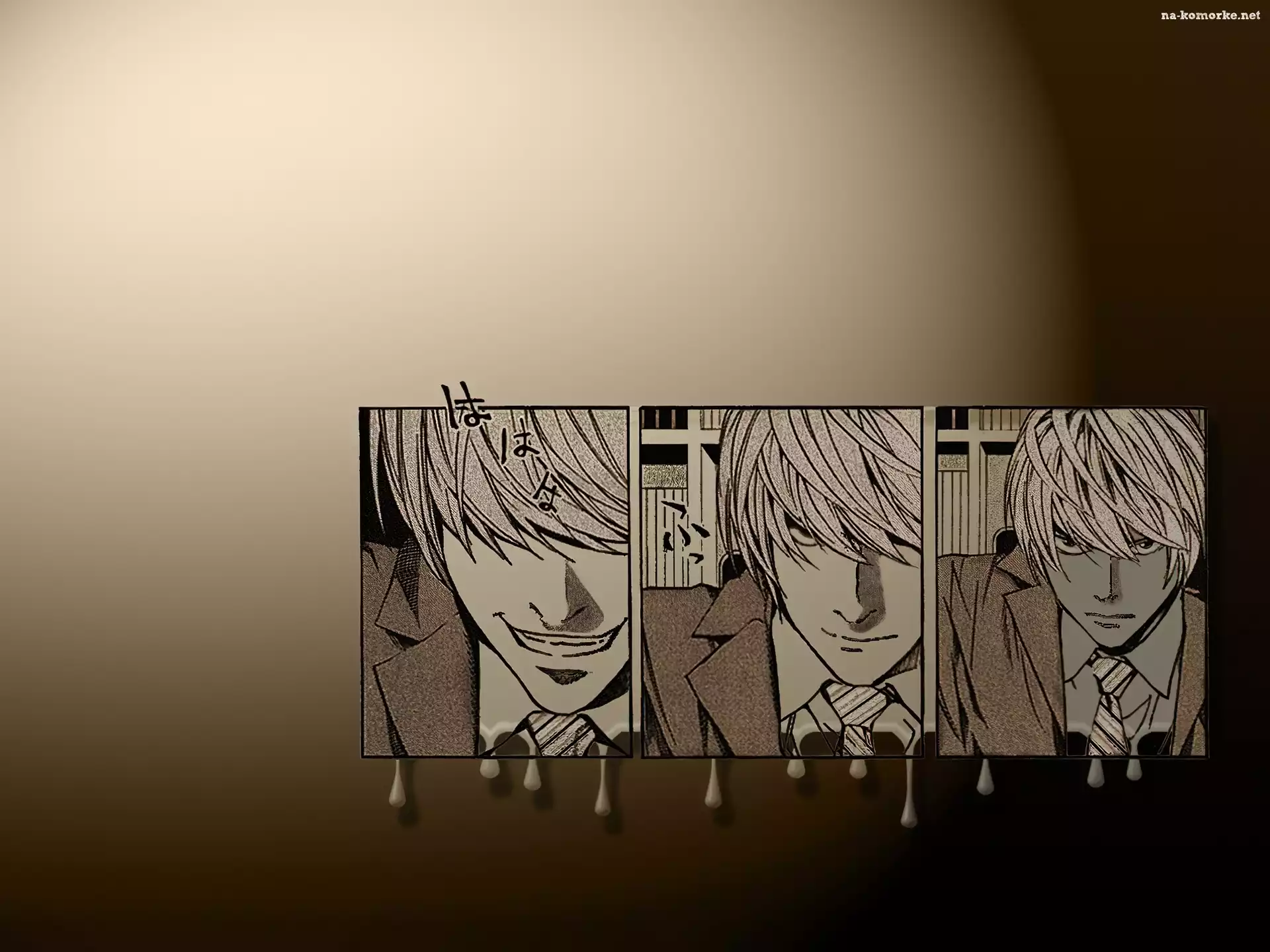 Death Note, krawat, zdjęcia, twarze