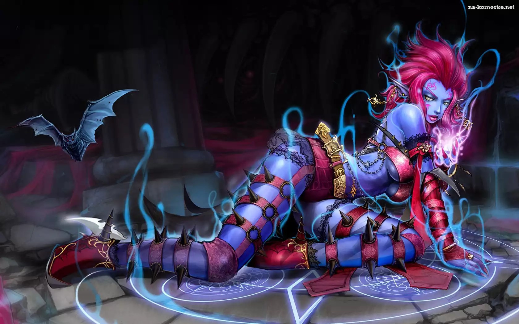 Kobieta, Demon, Nietoperz