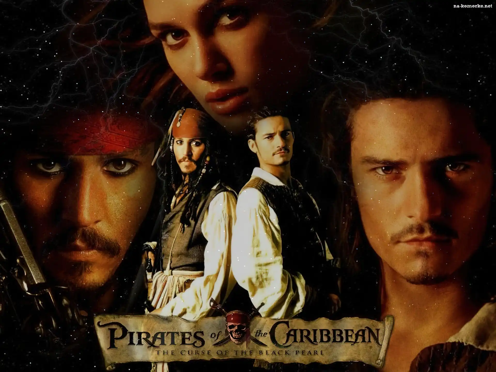 gwiazdy, Piraci Z Karaibów, Orlando Bloom, Keira Knightley, Johnny Depp
