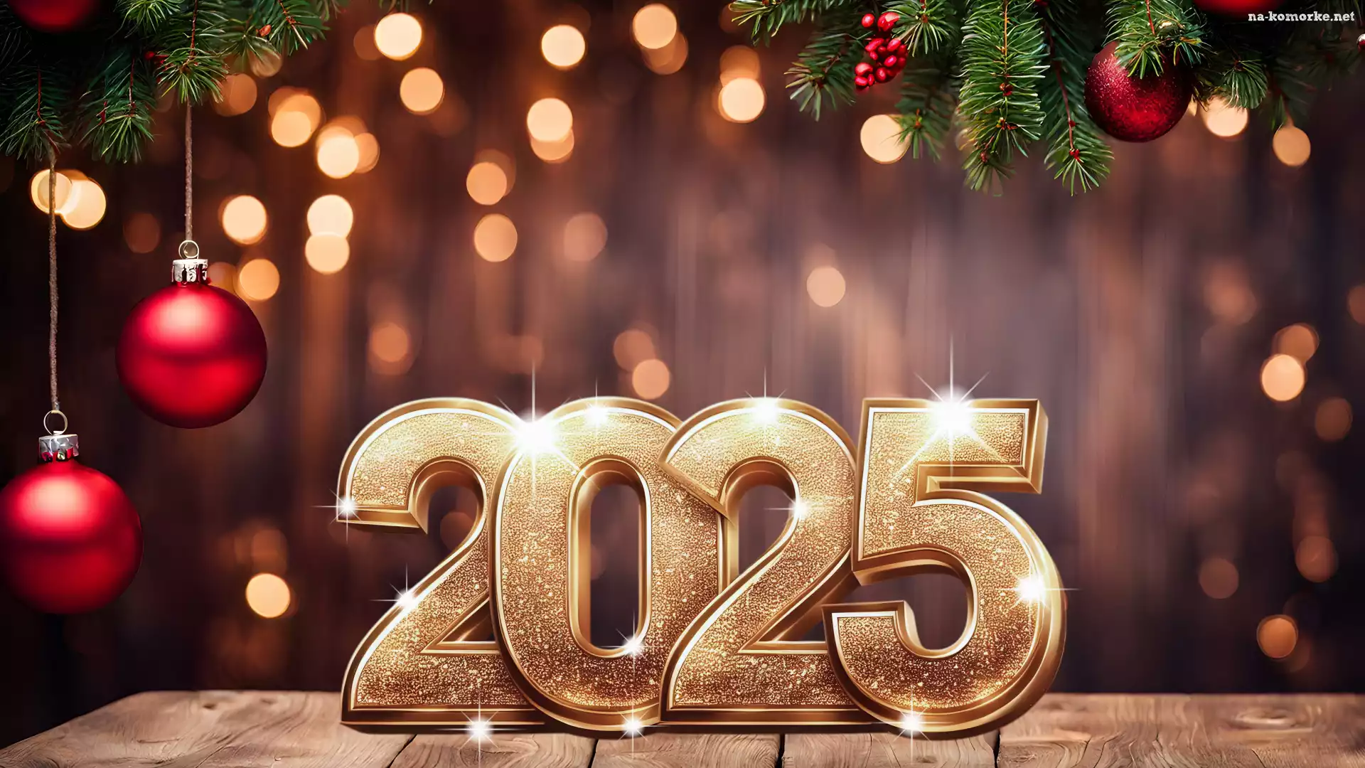 Bombki, Deski, Nowy Rok, 2025
