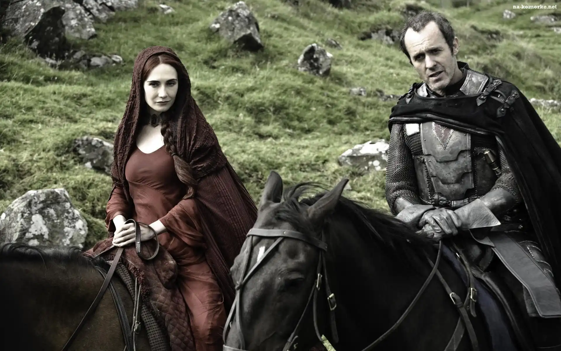 Carice Van Houten, Gra O Tron, Stannis, Melisandre, Stephen Dillane