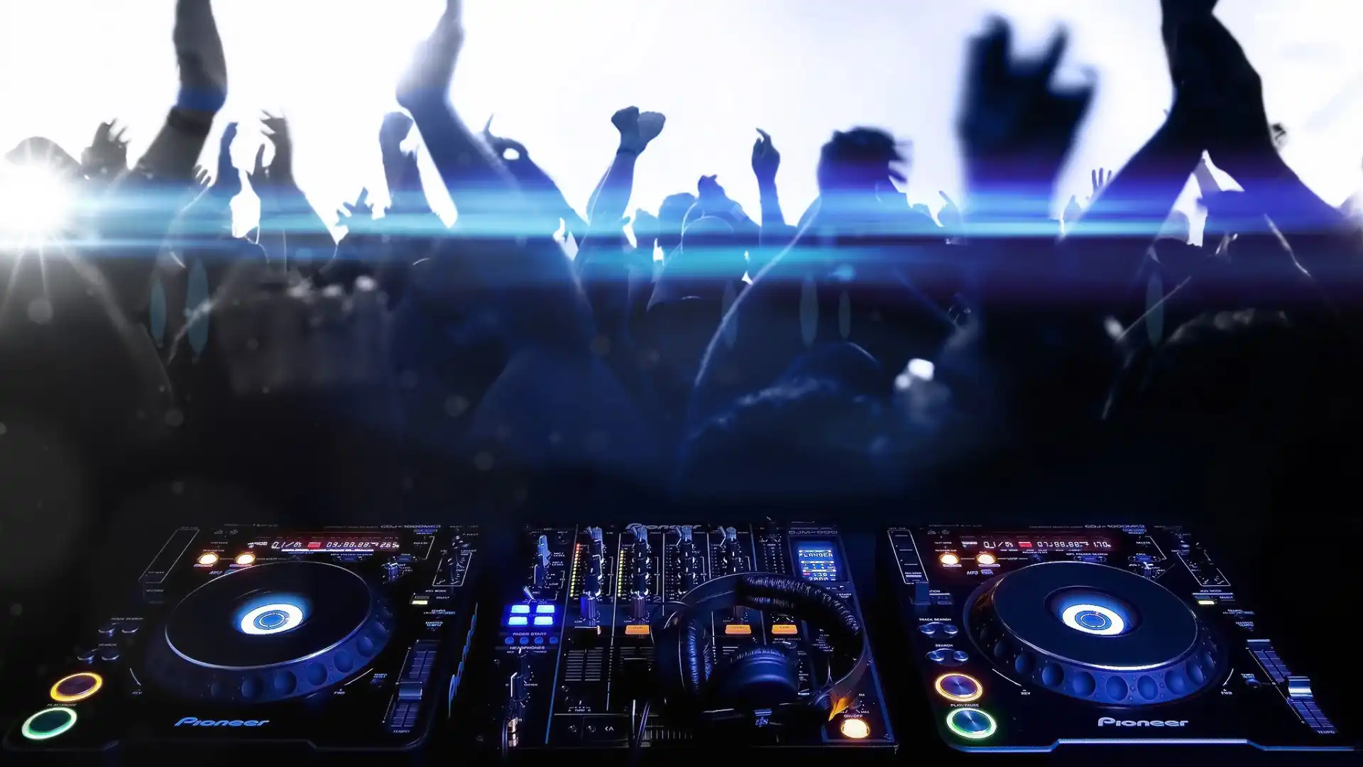 Disc Jockey, Muzyka, Zabawa, Stół, Mikserski