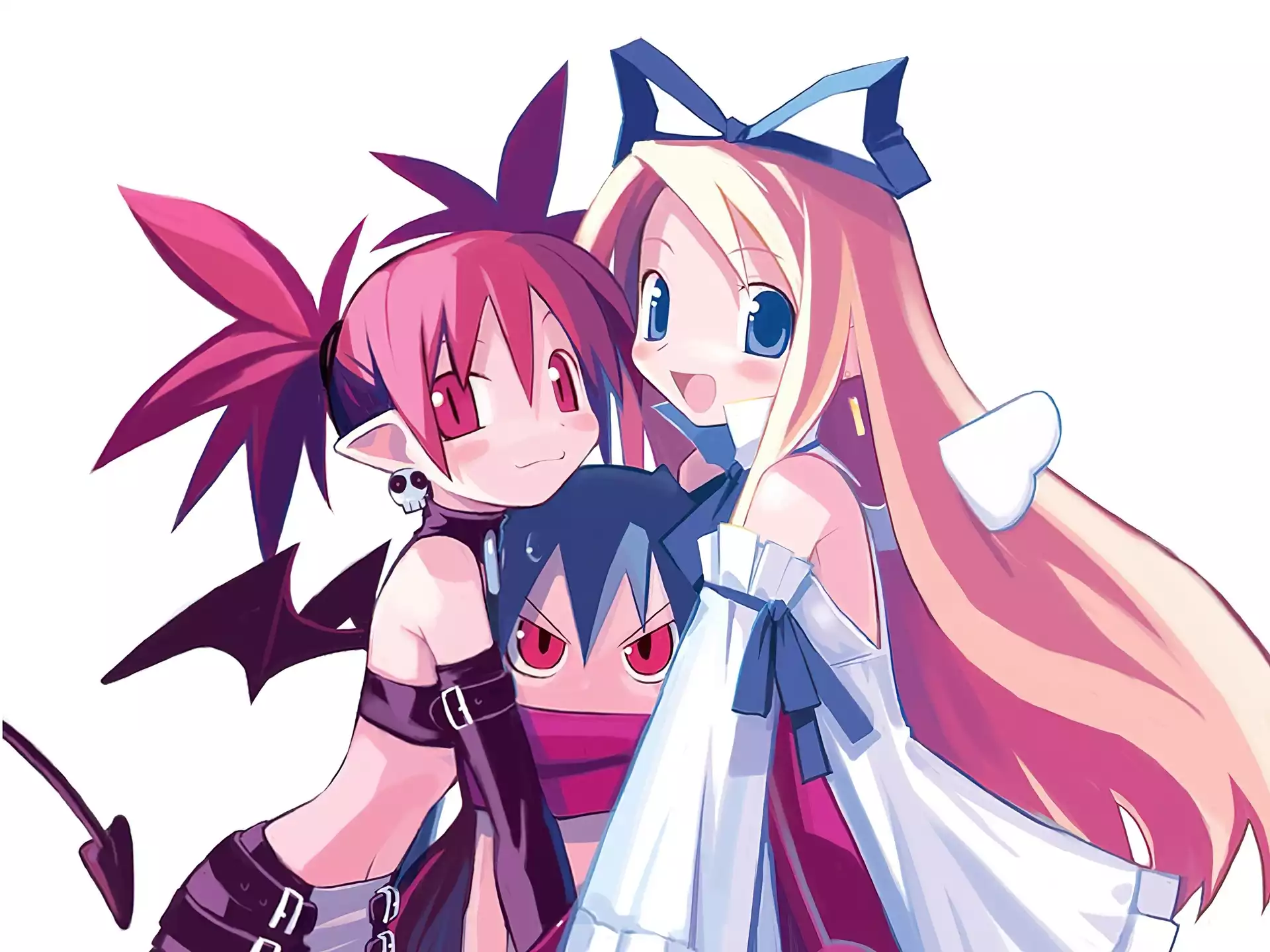 Disgaea, włosy, dziewczyny, oczy