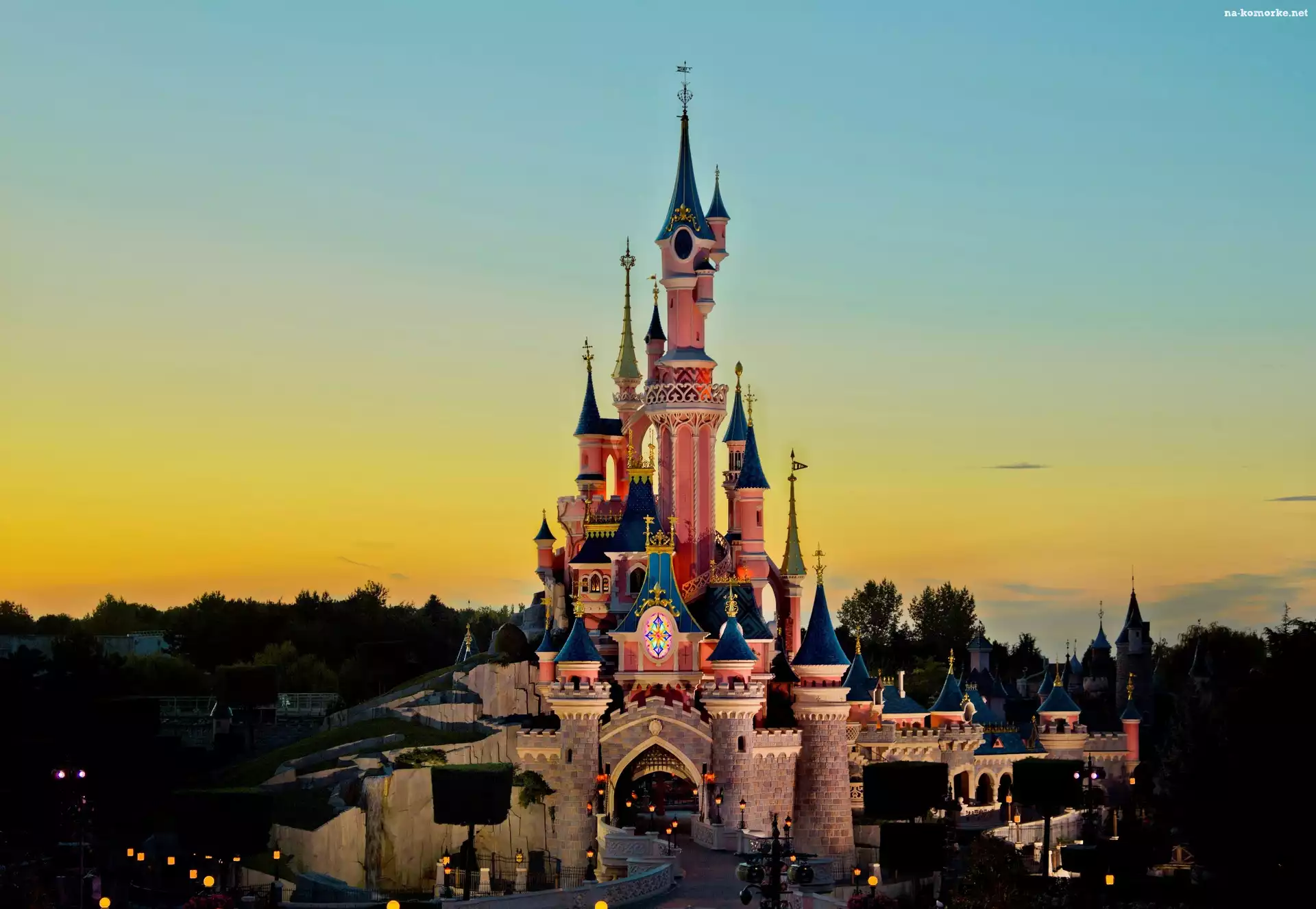 Disneyland Resort Paris, Zamek, Disneyland, Paryż, Francja